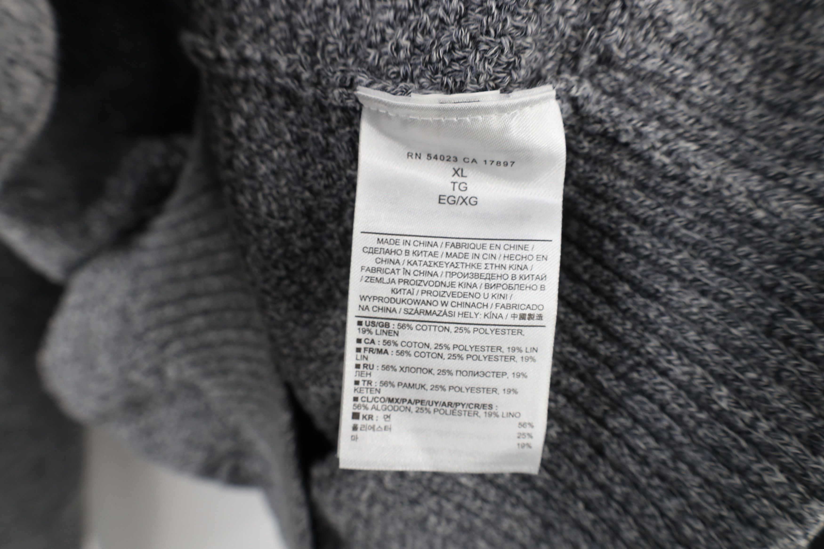 Banana Republic × Vintage Banana Republic Chunky Cable Knit Fisherman Sweater Gray Size US XL / EU 56 / 4 - 5 Thumbnail