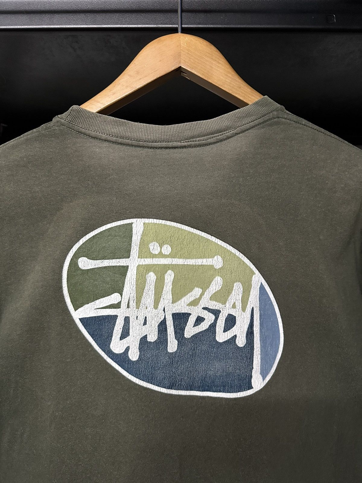 Stussy × Vintage Vintage 90s Stussy Classic Logo Skateboard