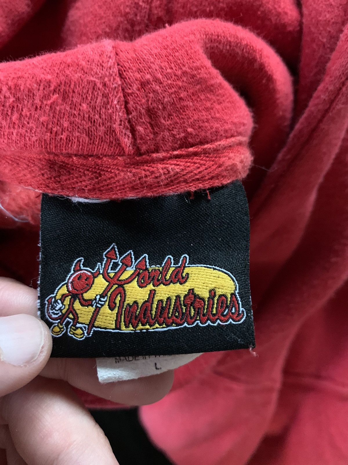 World Industries *RARE* Vintage World Industries Flameboy Skateboard Hoodie Size US XS / EU 42 / 0 - 5 Thumbnail