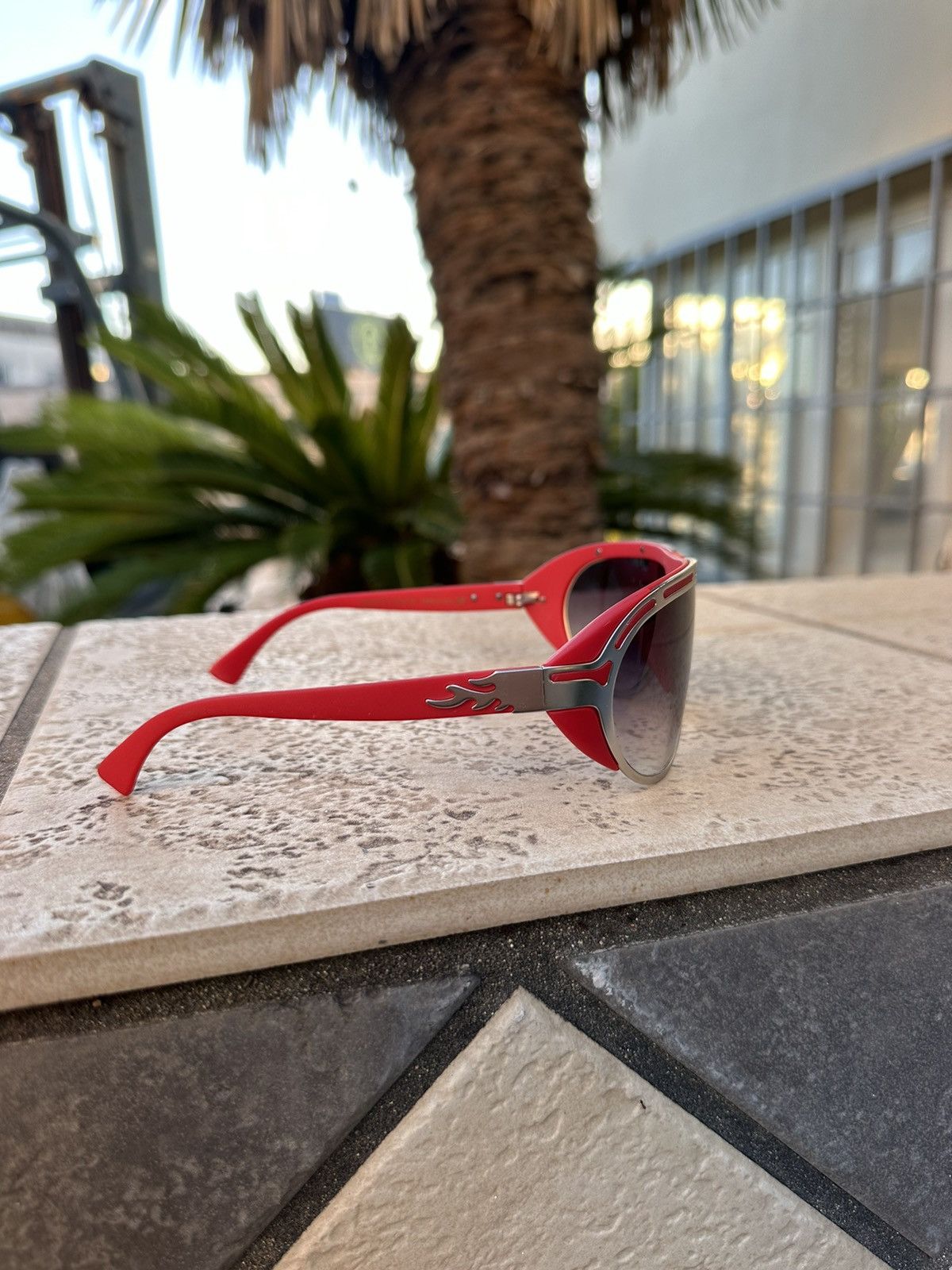 Belstaff Belstaff Sunglasses Red BS23 col.207 Size ONE SIZE - 3 Thumbnail