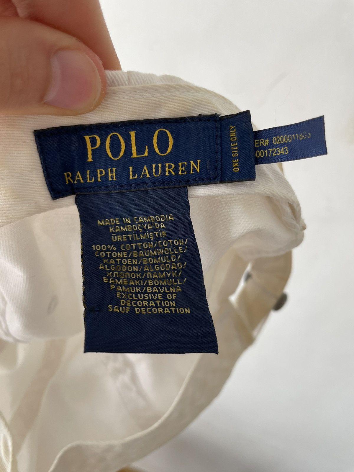 Polo Ralph Lauren White Ralph Lauren Hat Size ONE SIZE - 4 Thumbnail
