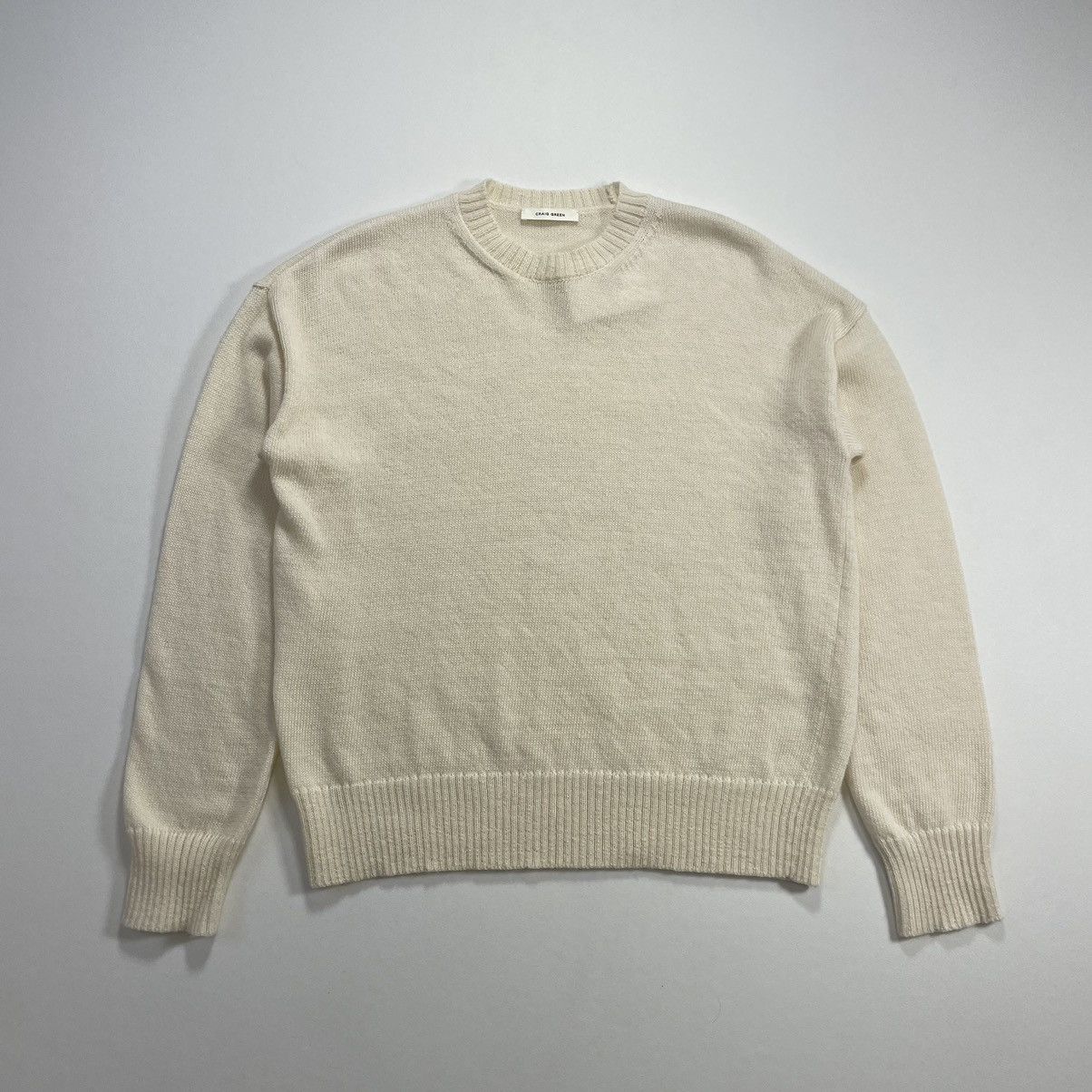 Craig Green Sample Cream Alpaca Wool Sweater Size US M / EU 48-50 / 2 - 10 Thumbnail