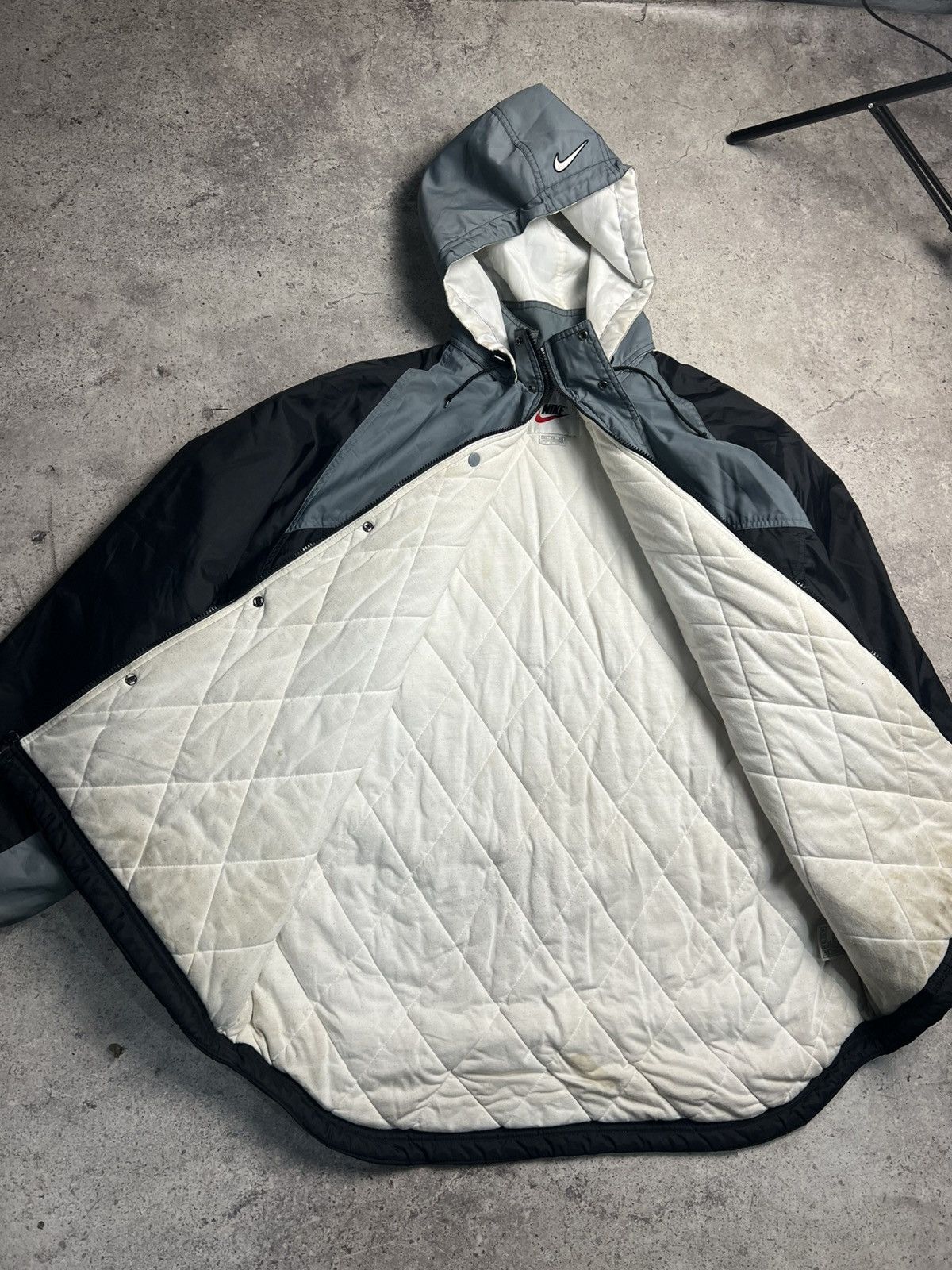 Nike Vintage Nike Puffer Jacket Big Logo 90s Very Rare Size US XL / EU 56 / 4 - 11 Thumbnail
