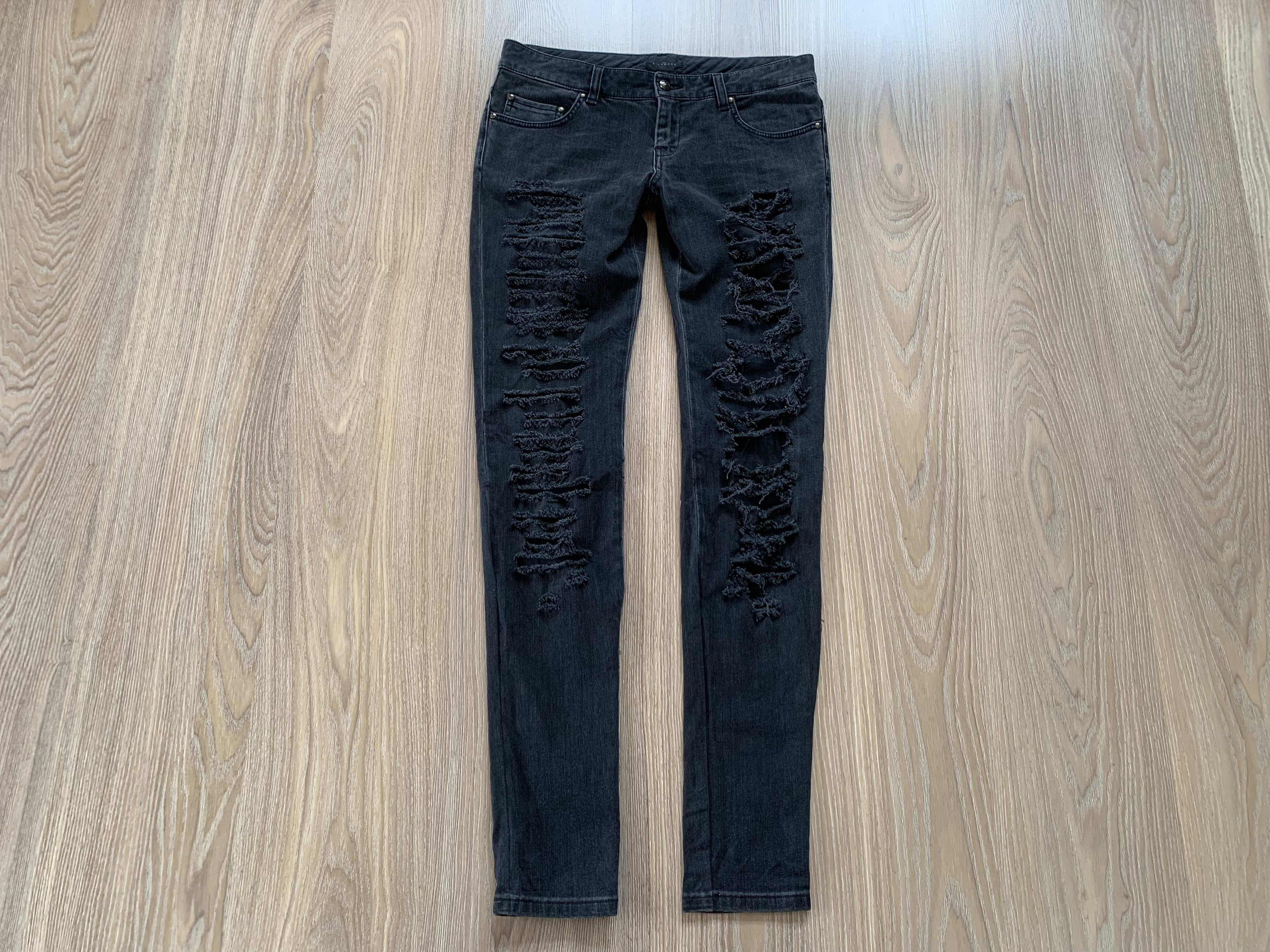John Richmond Womens John Richmond Distressed Jeans Size 28" / US 6 / IT 42 - 2 Thumbnail