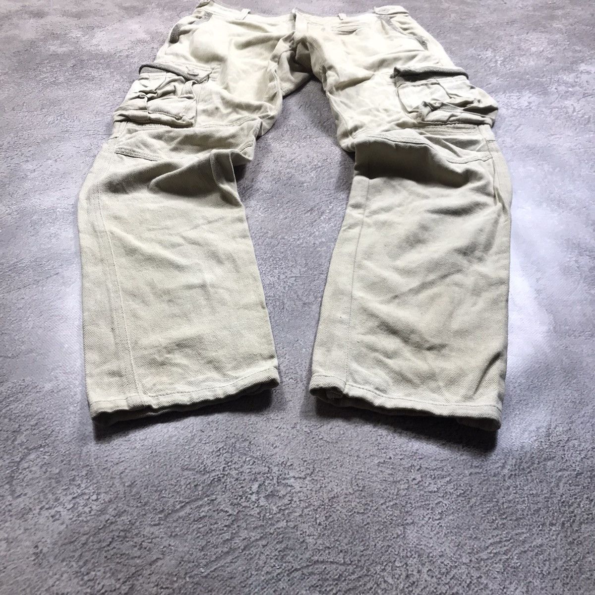 Vintage Vintage 90s Japanese Baggy Cargo Pants Parachute Grunge 28 Size US 28 / EU 44 - 1 Thumbnail