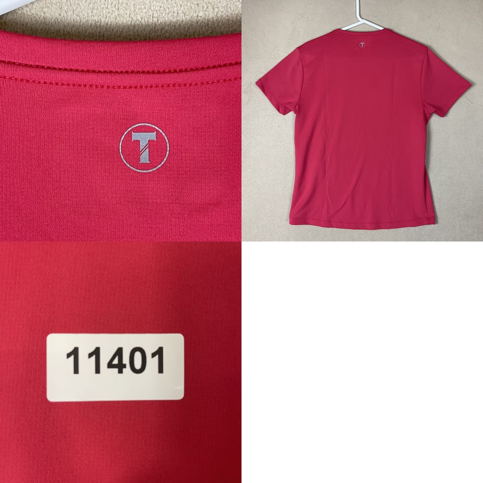 Pinko Twillory Shirt Adult Medium Pink Short Sleeve Tee Stretch Performance Mens Size US M / EU 48-50 / 2 - 8 Thumbnail