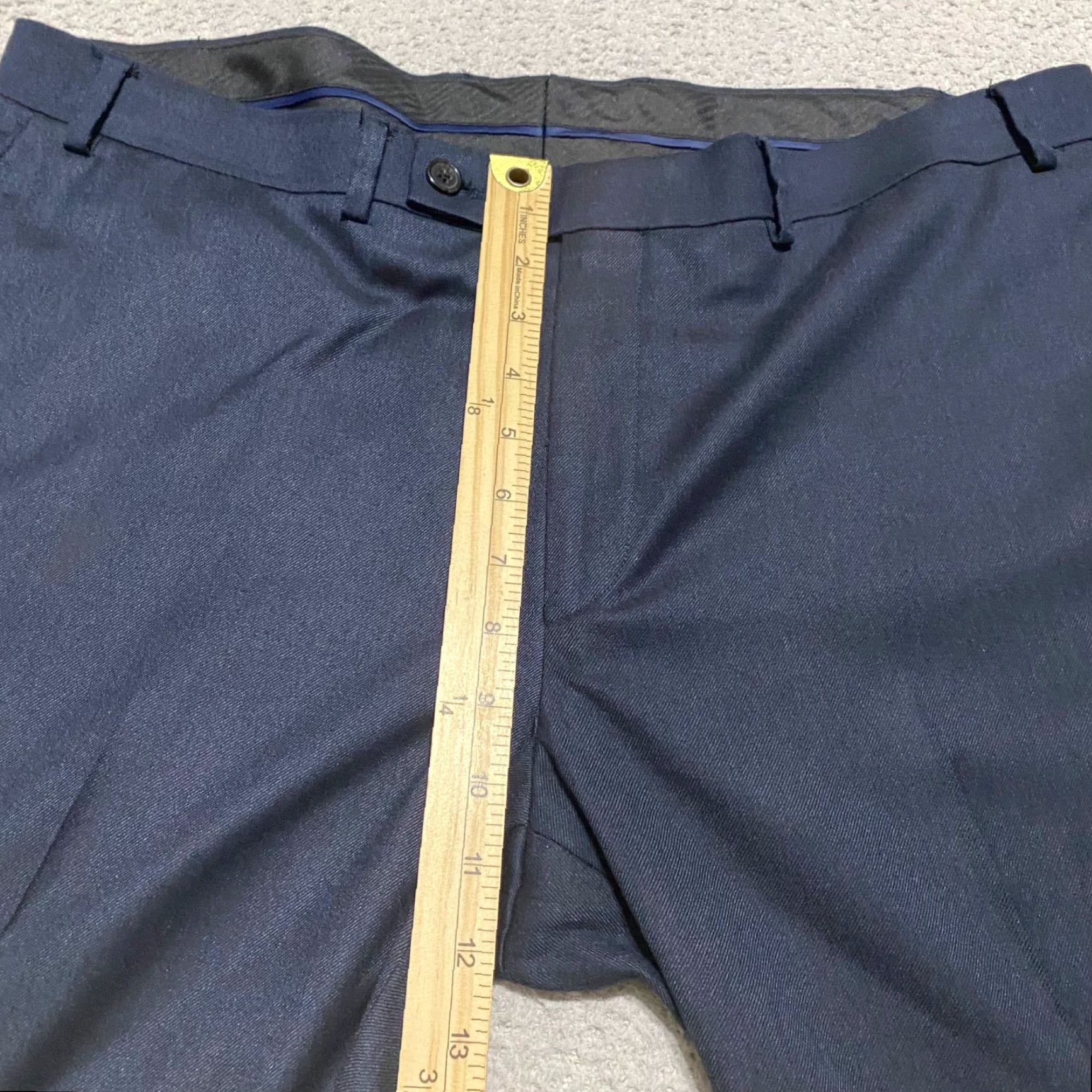 Ralph Lauren Lauren Ralph Lauren Mens Dress Pants Blue Straight Mid Rise 38x30 Pants Regular Men Blue 90s Preppy? Size US 38 / EU 54 - 7 Thumbnail