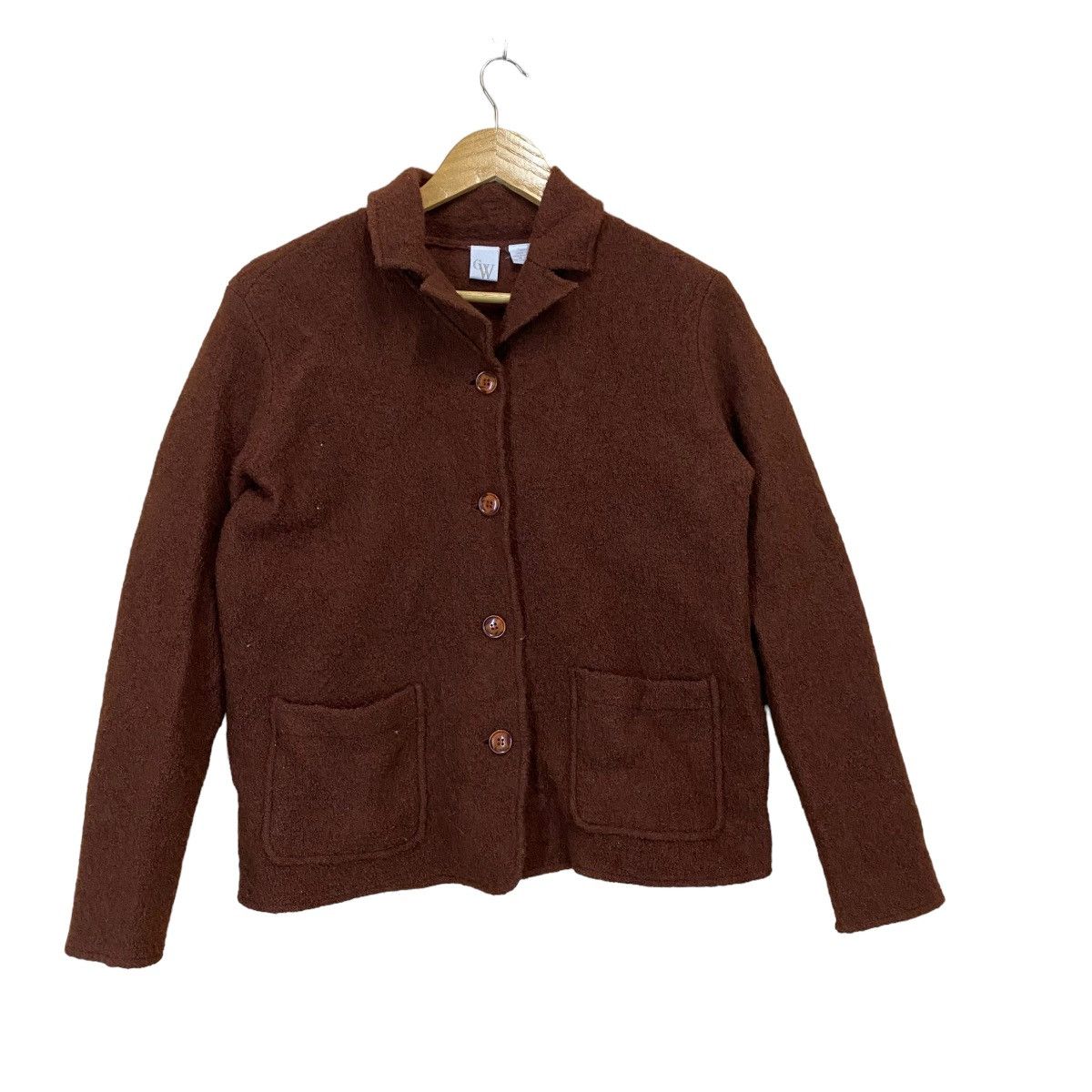 Japanese Brand CW Clifford & Willis Brown Button Jacket Size US M / EU 48-50 / 2 - 1 Thumbnail