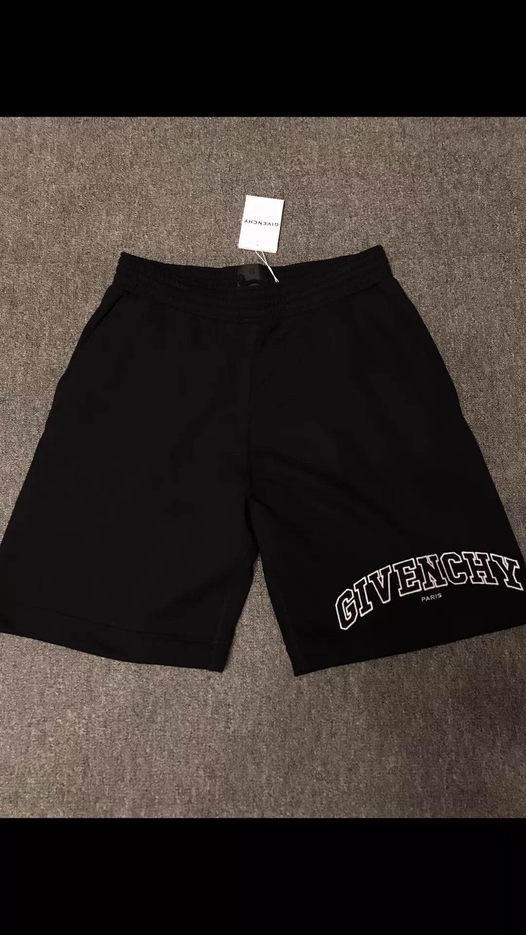 Givenchy GVC XL Cotton Elastic Waist Logo Embroidered Shorts Size US 36 / EU 52 - 1 Thumbnail