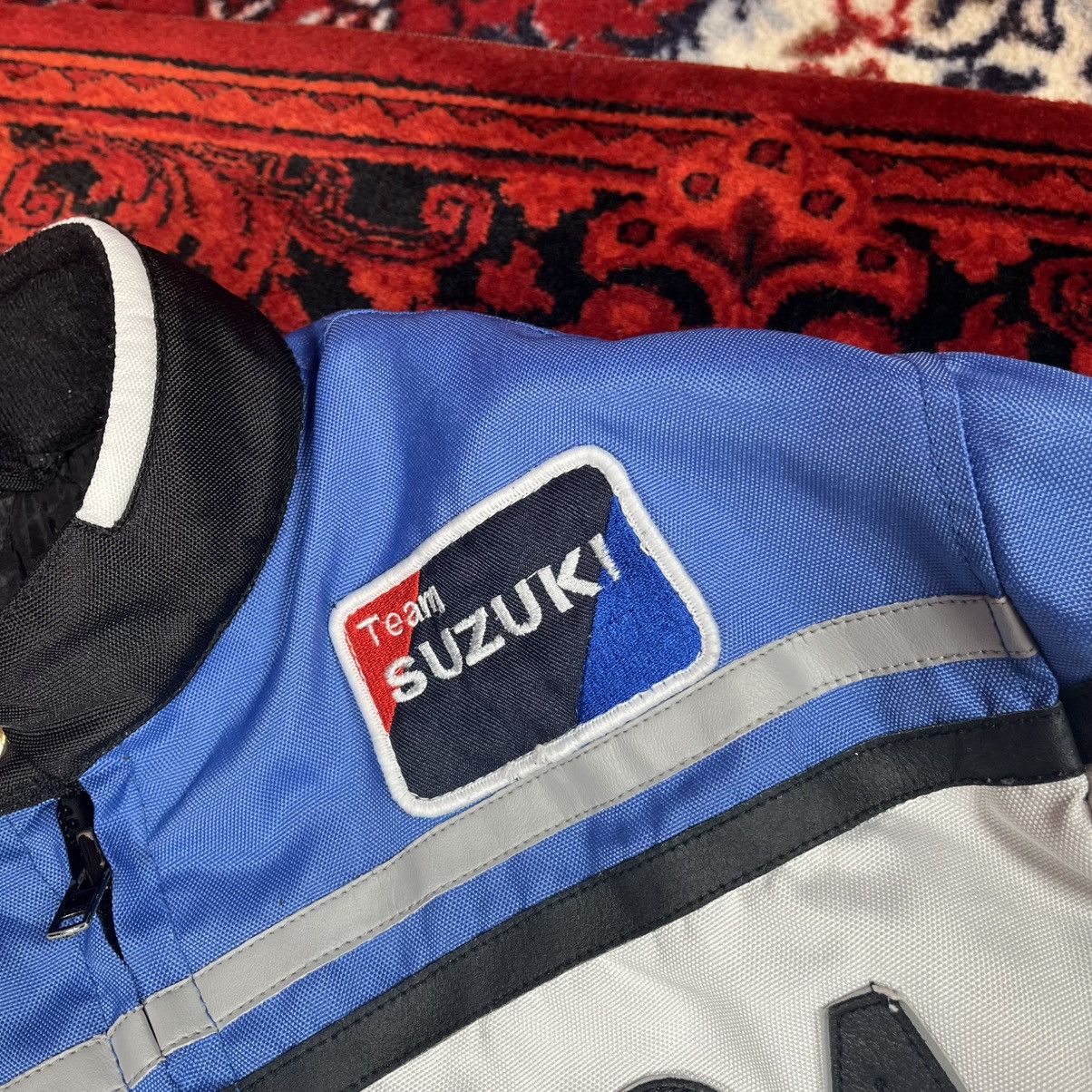 Harley Davidson Vintage Streetstyle Y2K Race SUZUKI Jacket with leather Size US L / EU 52-54 / 3 - 10 Thumbnail