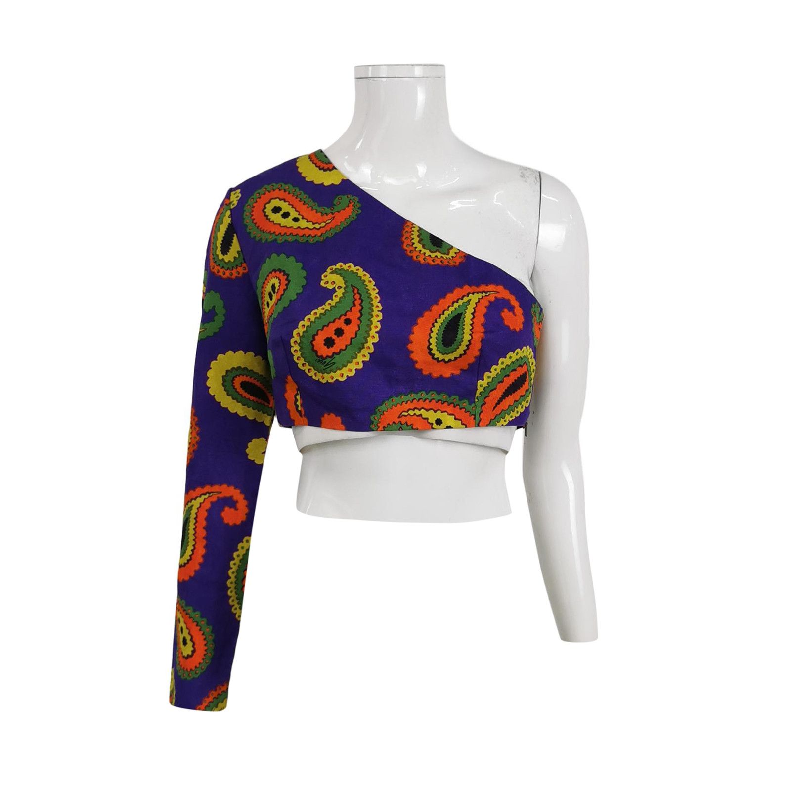 Gucci Gucci Paisley One-Shoulder Top Size 40 Size S / US 4 / IT 40 - 1 Thumbnail