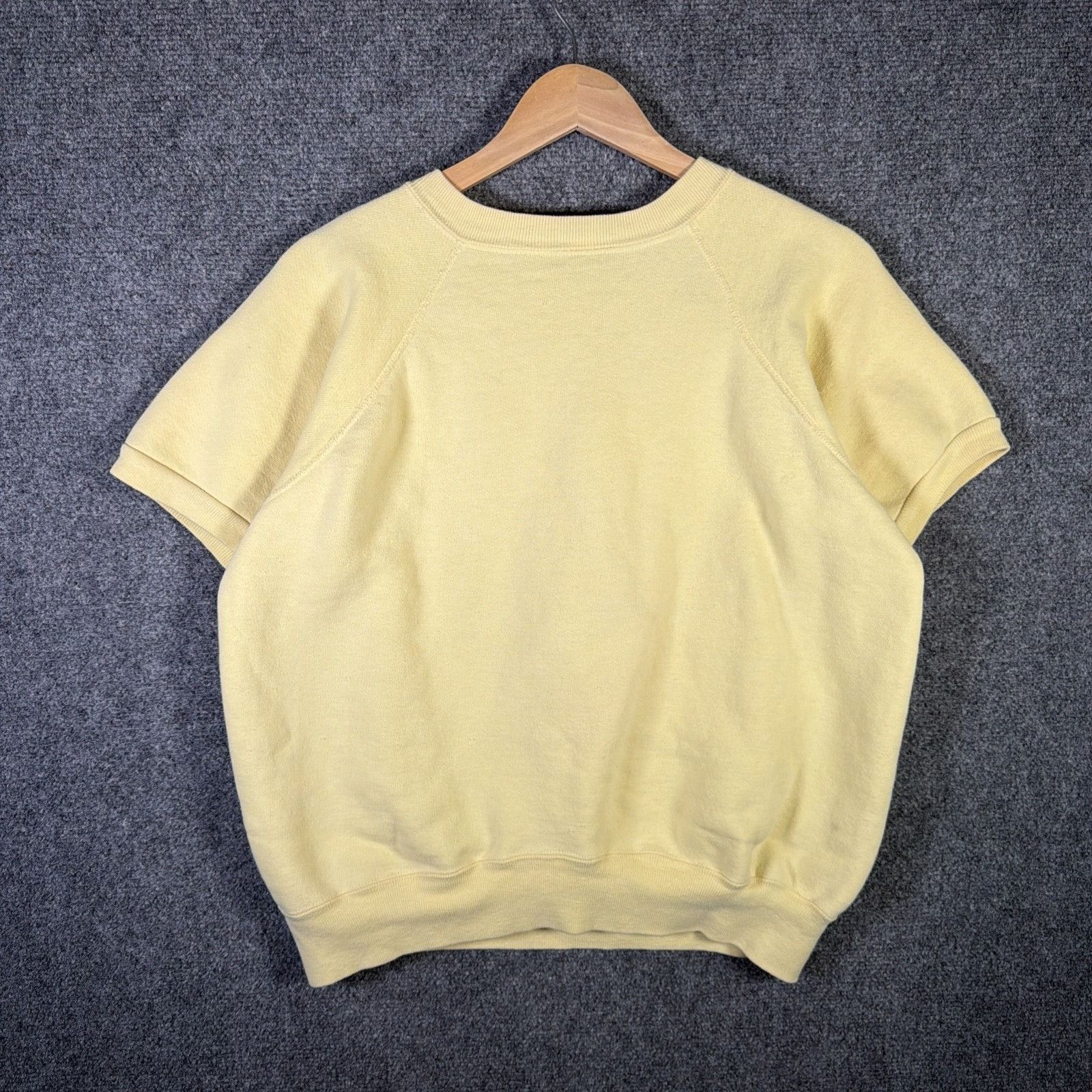 Hanes True Vintage Sweatshirt Large Yellow 50s 60s Bradley College Size US L / EU 52-54 / 3 - 8 Thumbnail