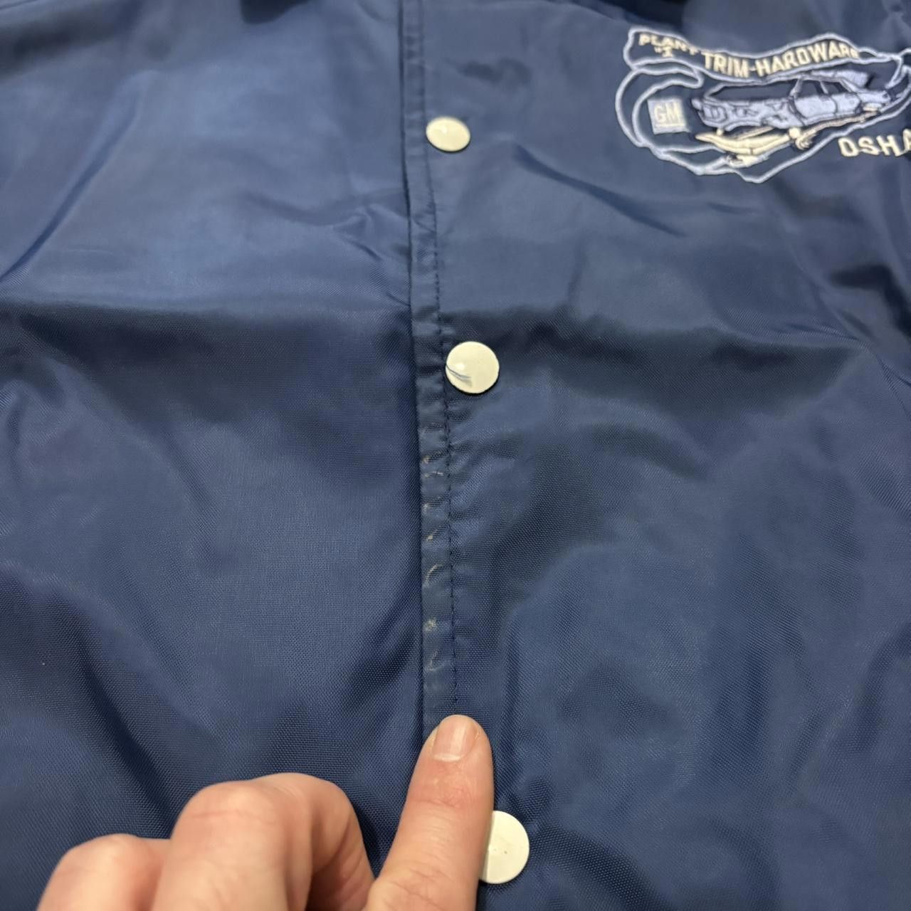 Other vintage General Motors Oshawa plant windbreaker jacket 90s L Size US XL / EU 56 / 4 - 4 Thumbnail