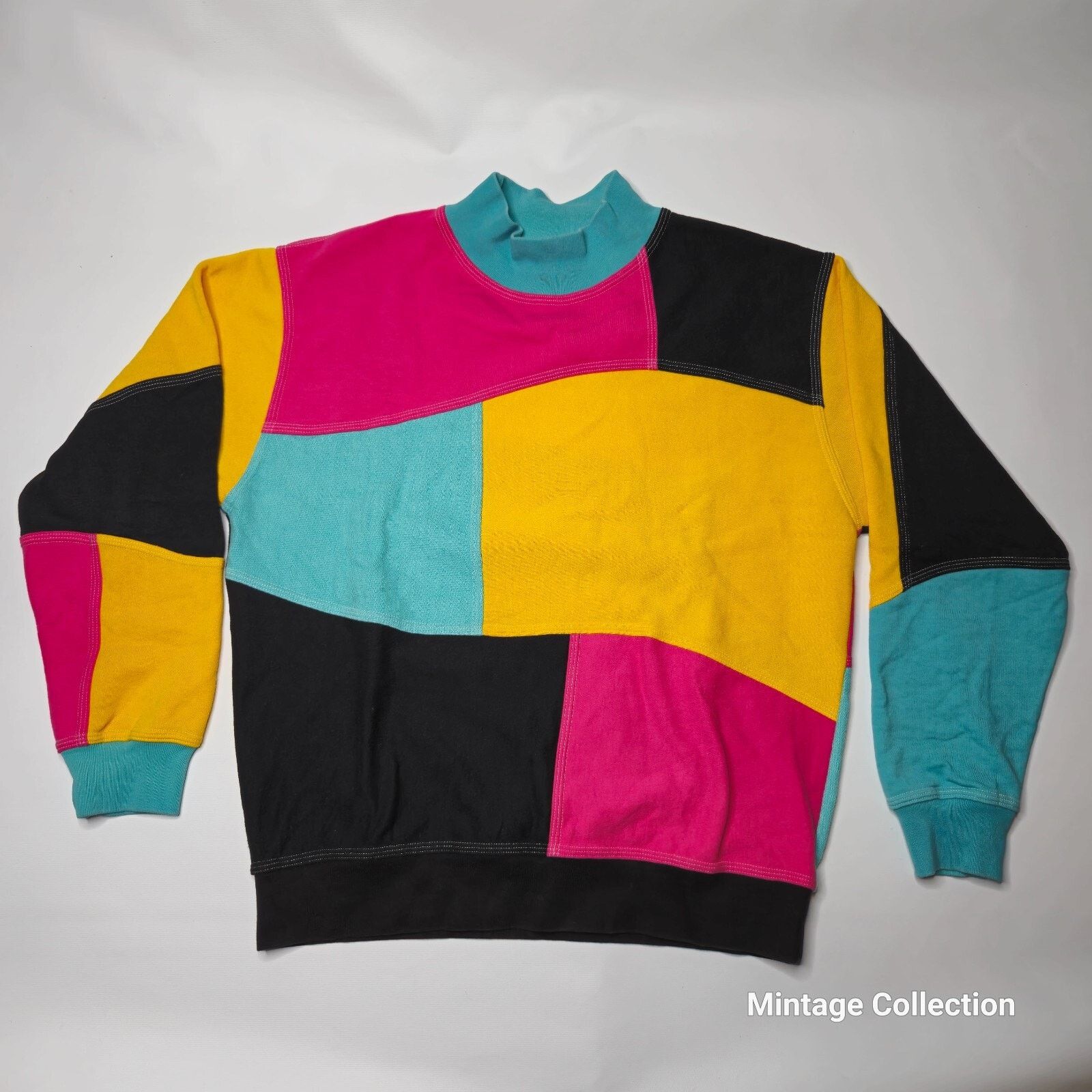Other 1 of 1 Ryder Brackett Patchwork Cut Sew Upcycle Sweatshirt Size US M / EU 48-50 / 2 - 1 Thumbnail