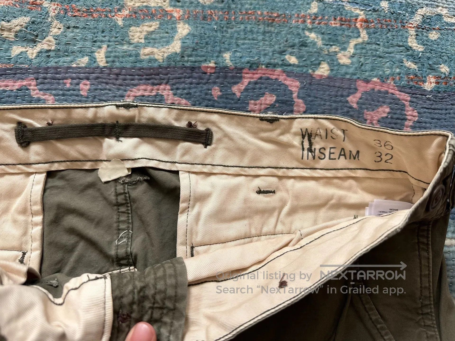 RRL Ralph Lauren RRL Work Casual Pants. Size US 36 / EU 52 - 5 Thumbnail