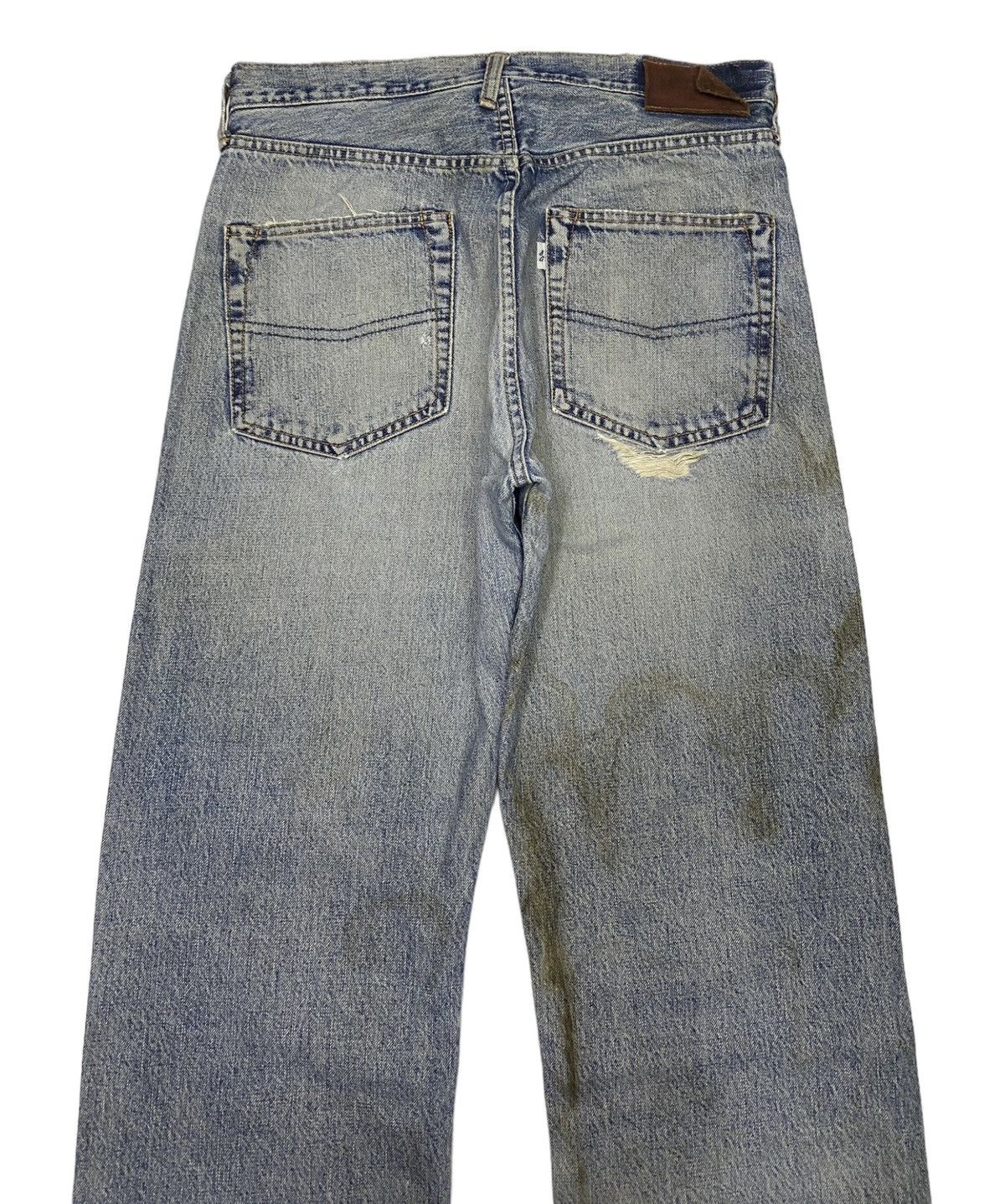 EIGHT-G EIGHT G SELVEDGE DIRT MADE IN JAPAN DISTRESS DENIM JEANS Size US 32 / EU 48 - 6 Thumbnail