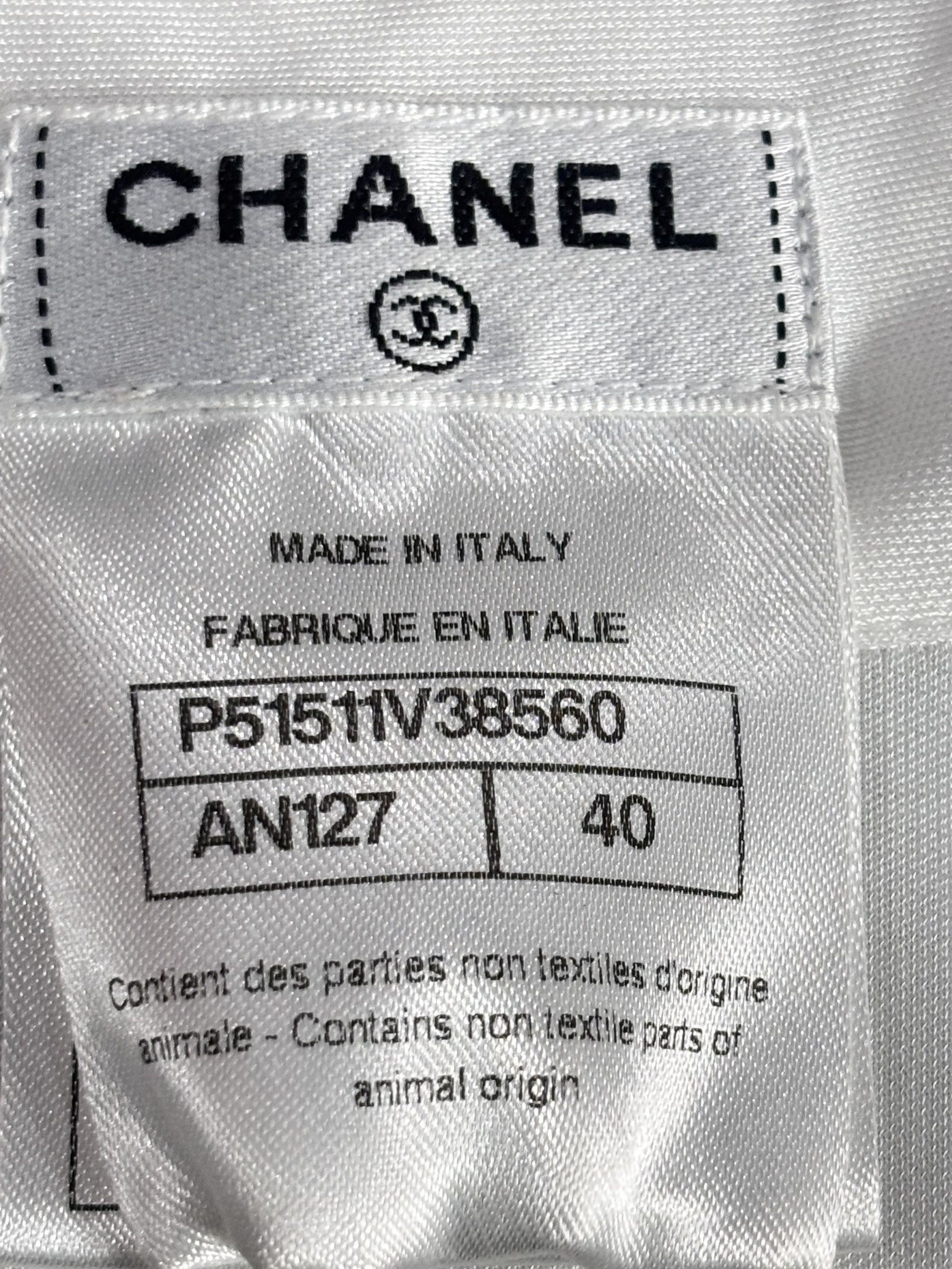 Chanel Chanel Sleeveless Viscose Blouse Size S / US 4 / IT 40 - 6 Thumbnail