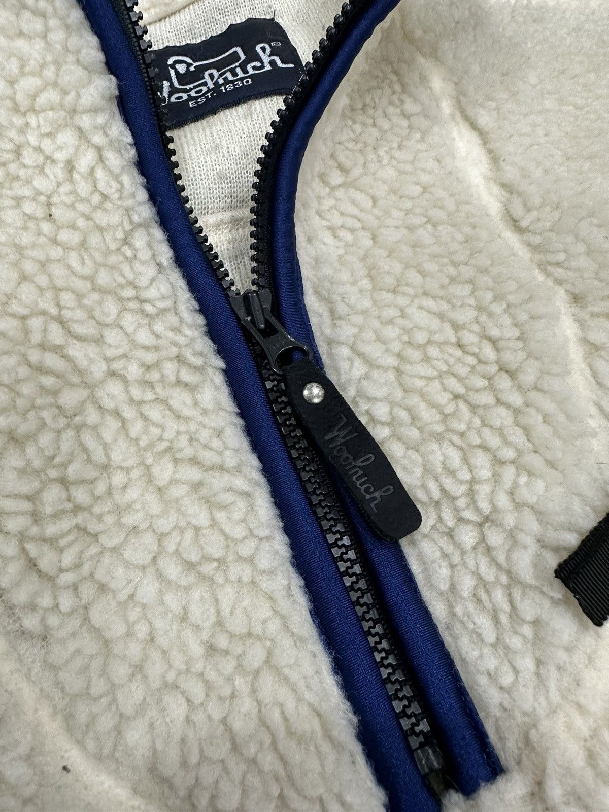 Patagonia × Woolrich Woolen Mills Rare Vintage WOOLRICH Retro Deep Pile Sherpa Fleece Size US L / EU 52-54 / 3 - 8 Thumbnail