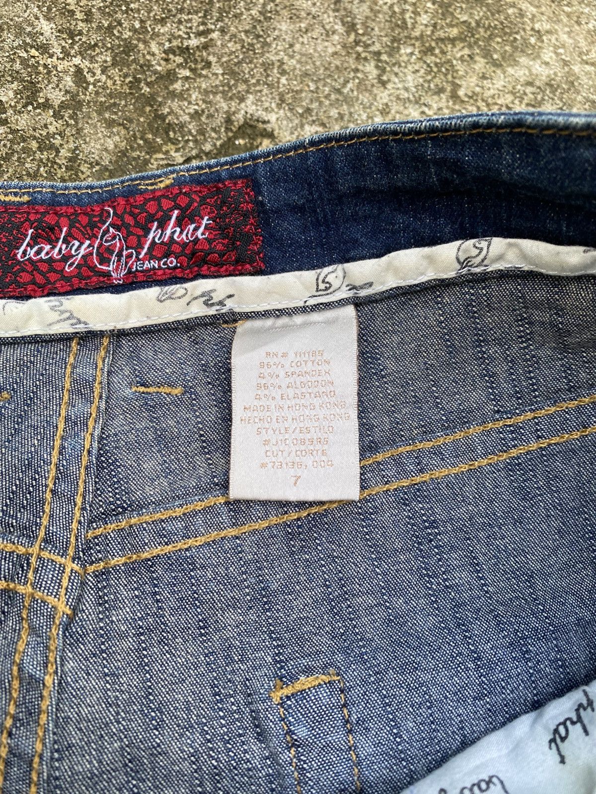 If Six Was Nine BABY PHAT FLARED JEANS Size 30" / US 8 / IT 44 - 4 Thumbnail