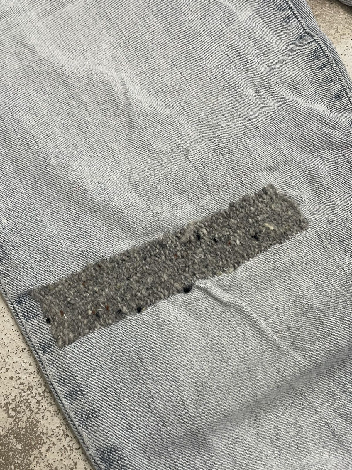 Edwin Low Rize Light Wash Soft Denim Distressed