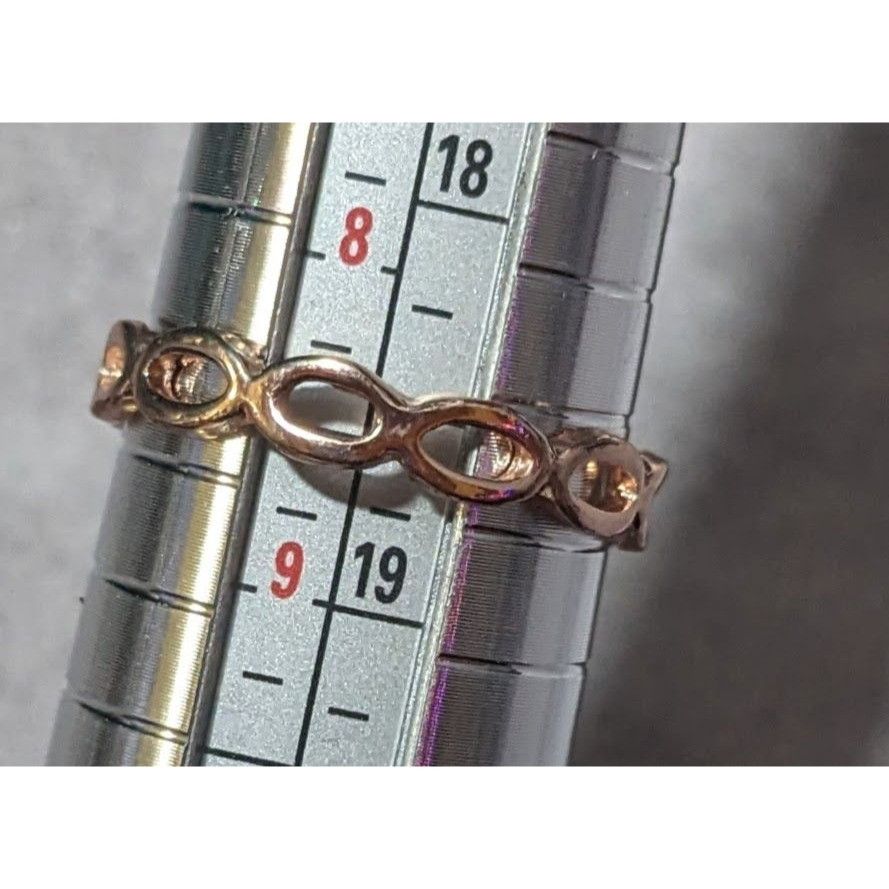 Other Open Link Rose Gold Tone Casual Fashion Ring Size 9 Size ONE SIZE - 6 Thumbnail