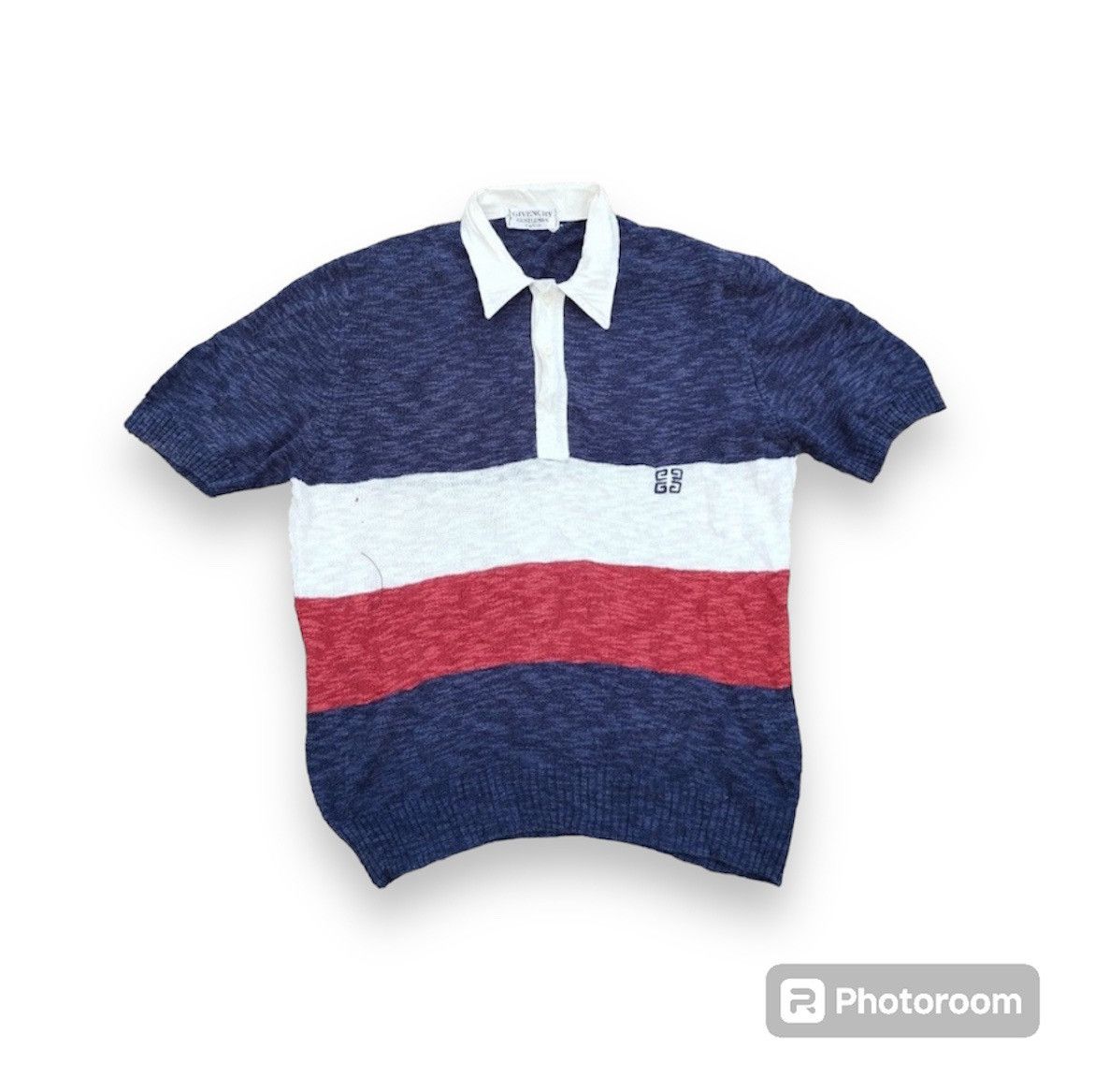 Givenchy Vintage Givenchy Small Logo Polo Shirt Size US L / EU 52-54 / 3 - 1 Thumbnail