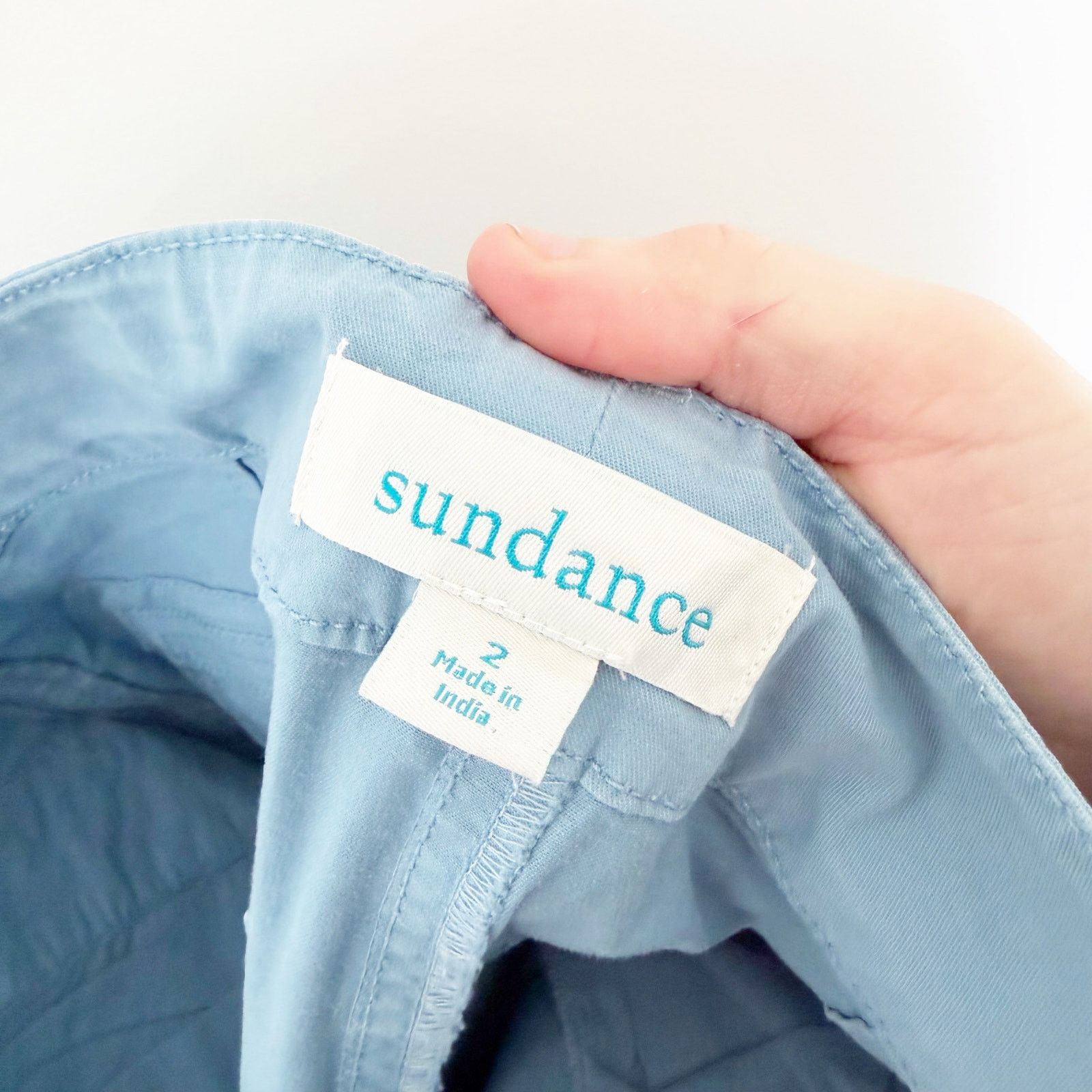Other Sundance Blue Floral Bastille Easy Pants Tie Waist Sz 2 Size 26" / US 2 / IT 38 - 4 Thumbnail