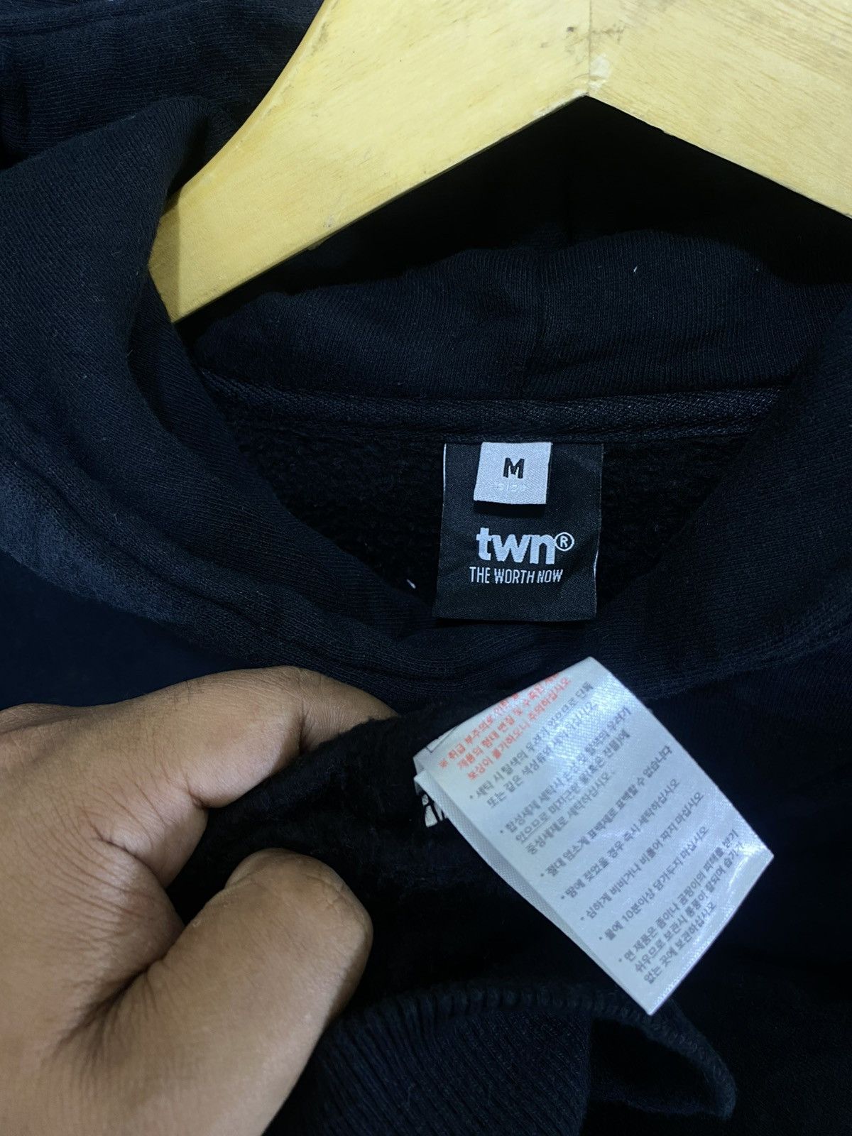 Other TWN LIFE IS MINE HOODIE BOXY FIT BLACK Size US L / EU 52-54 / 3 - 4 Thumbnail