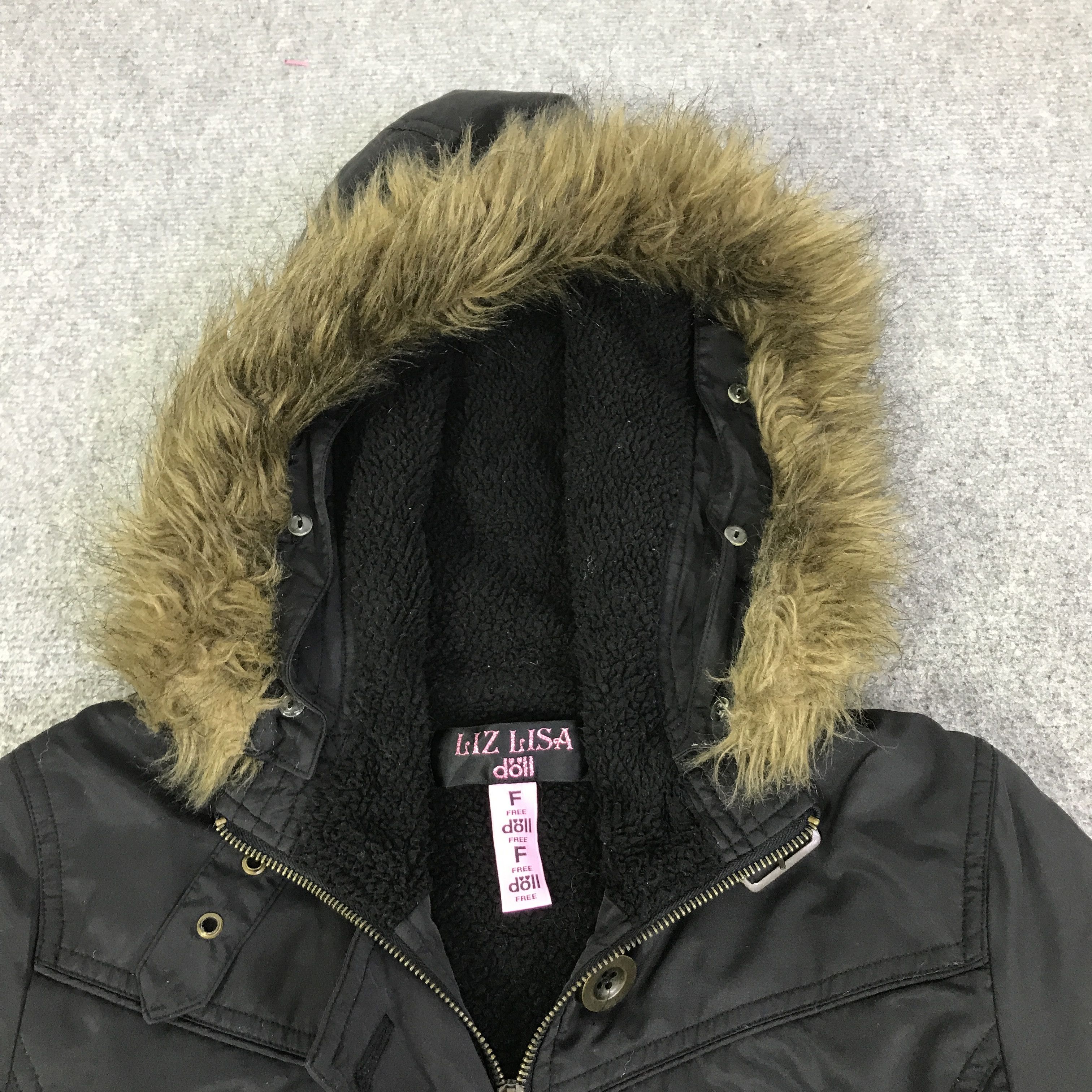 Japanese Brand LIS LIZA DOLL JAPAN STYLE FUR HOODIES JACKET K105B2 Size M / US 6-8 / IT 42-44 - 8 Thumbnail