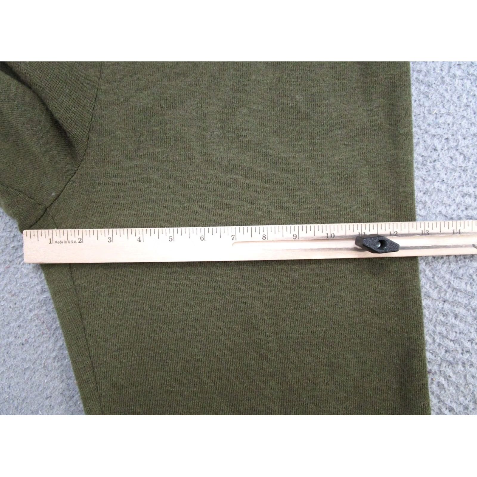 Eileen Fisher NWT Eileen Fisher Pants Womens M Washable Wool Crepe Straight Leg Caper Green Size 32" / US 10 / IT 46 - 6 Thumbnail