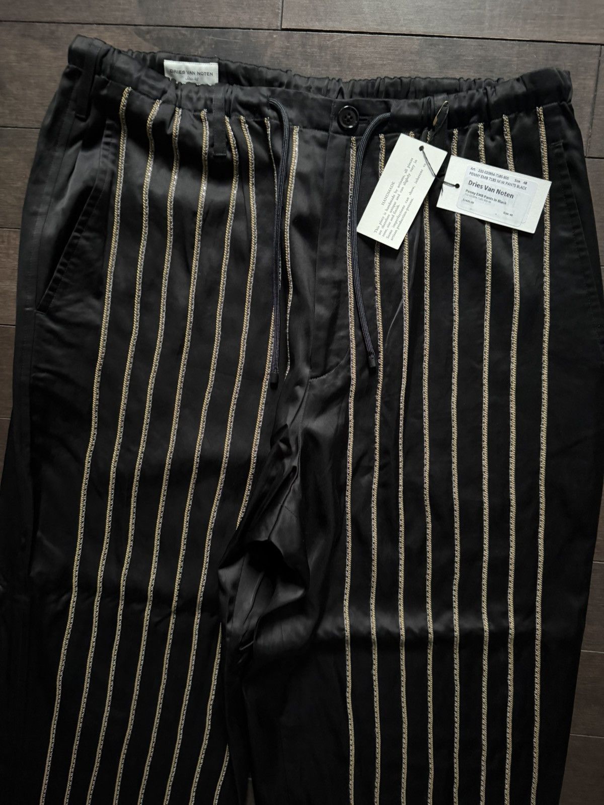 Dries Van Noten Dries Van Noten Striped Tailored Trousers Size US 32 / EU 48 - 3 Thumbnail