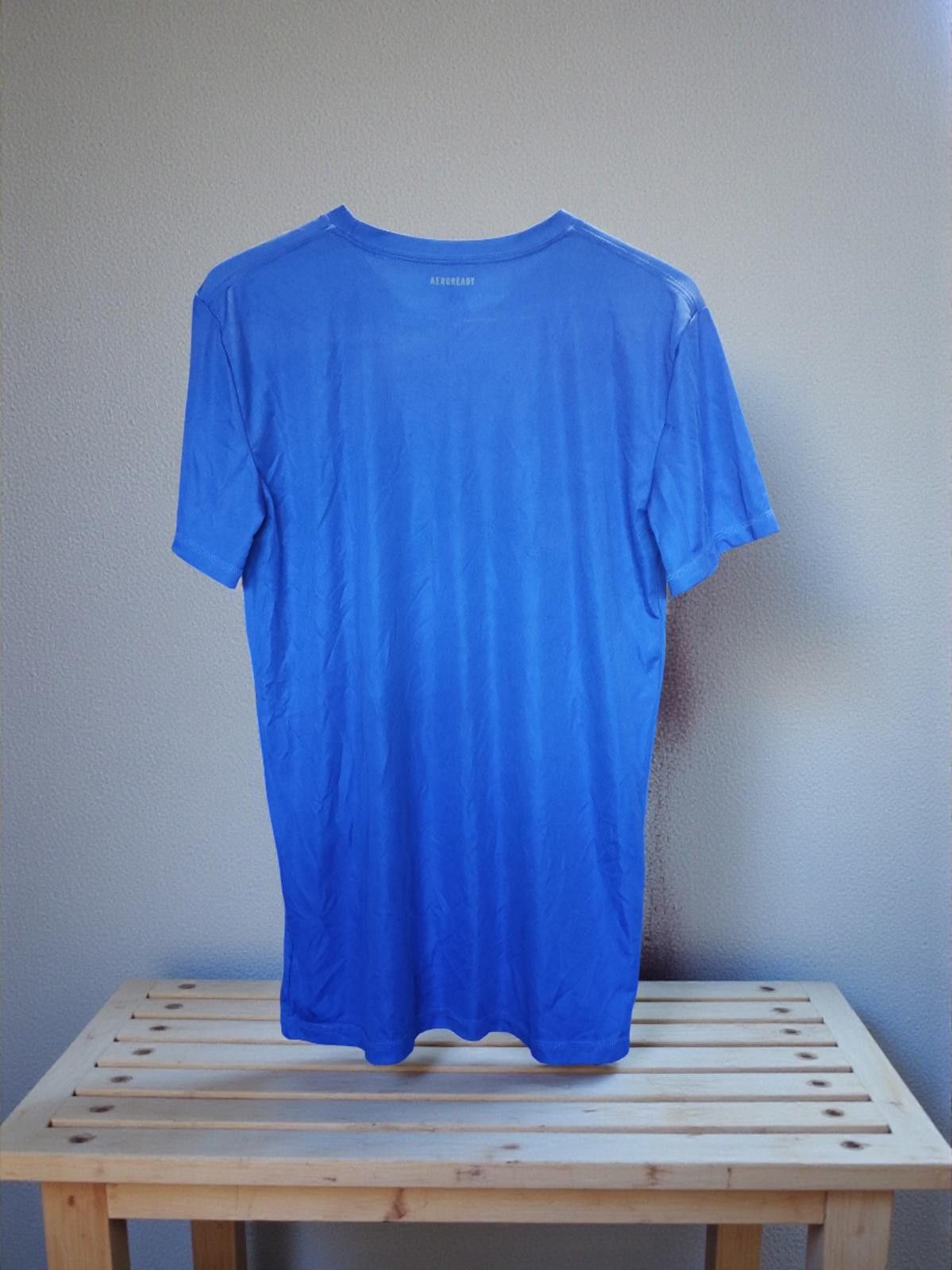 Adidas Adidas Boys' Large (14-16) Aeroready Blue T-Shirt Size US L / EU 52-54 / 3 - 5 Thumbnail