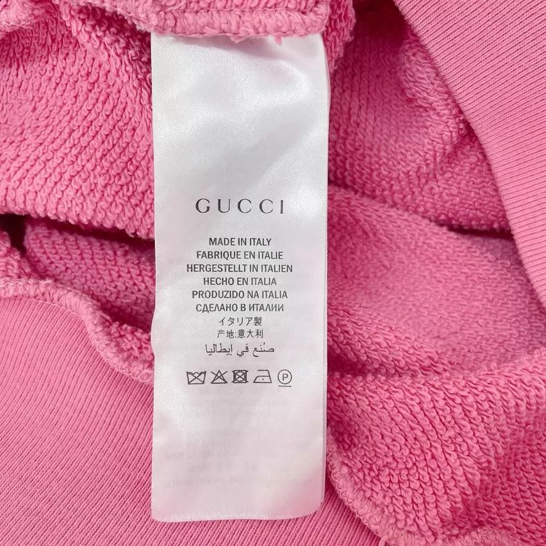 Gucci Gucci Pink hooded frisbee sweatshirt Size S / US 4 / IT 40 - 7 Thumbnail