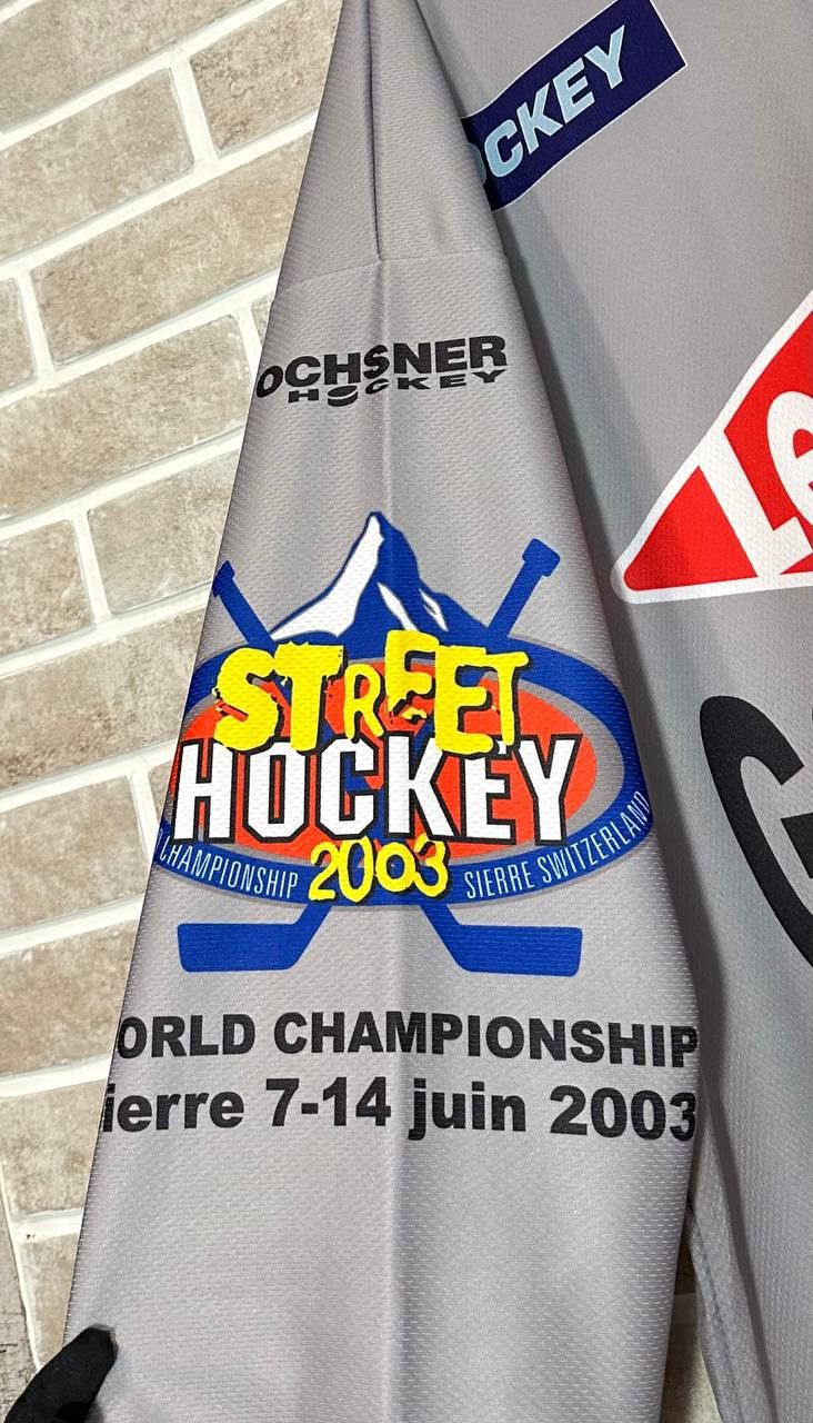 NHL × Vintage Street hockey 2003 world championship jersey ochsner sport Size US XL / EU 56 / 4 - 2 Thumbnail