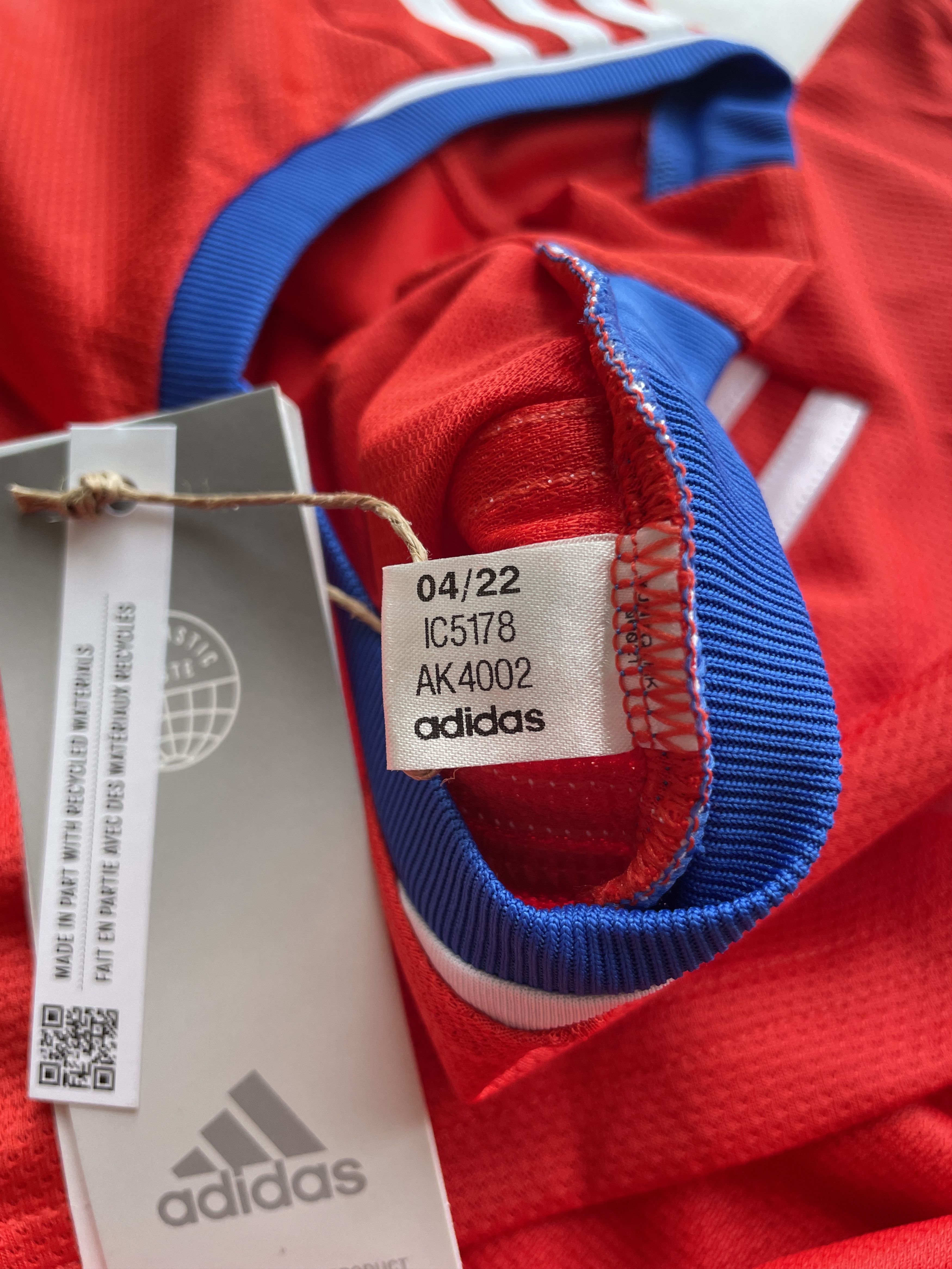 Adidas BNWT Adidas ANFP Chile 2022 Home Womens Soccer Jersey Size L / US 10 / IT 46 - 10 Thumbnail