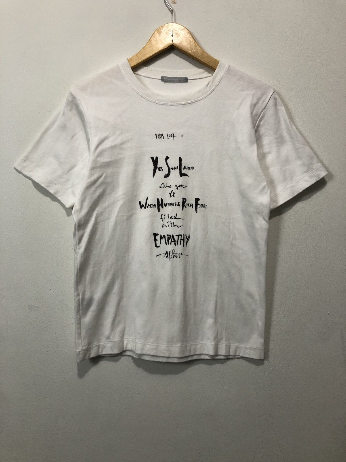 Designer × Yves Saint Laurent Yves Saint Laurent Bonds with Designers 2008 T-Shirt Size US S / EU 44-46 / 1 - 1 Thumbnail