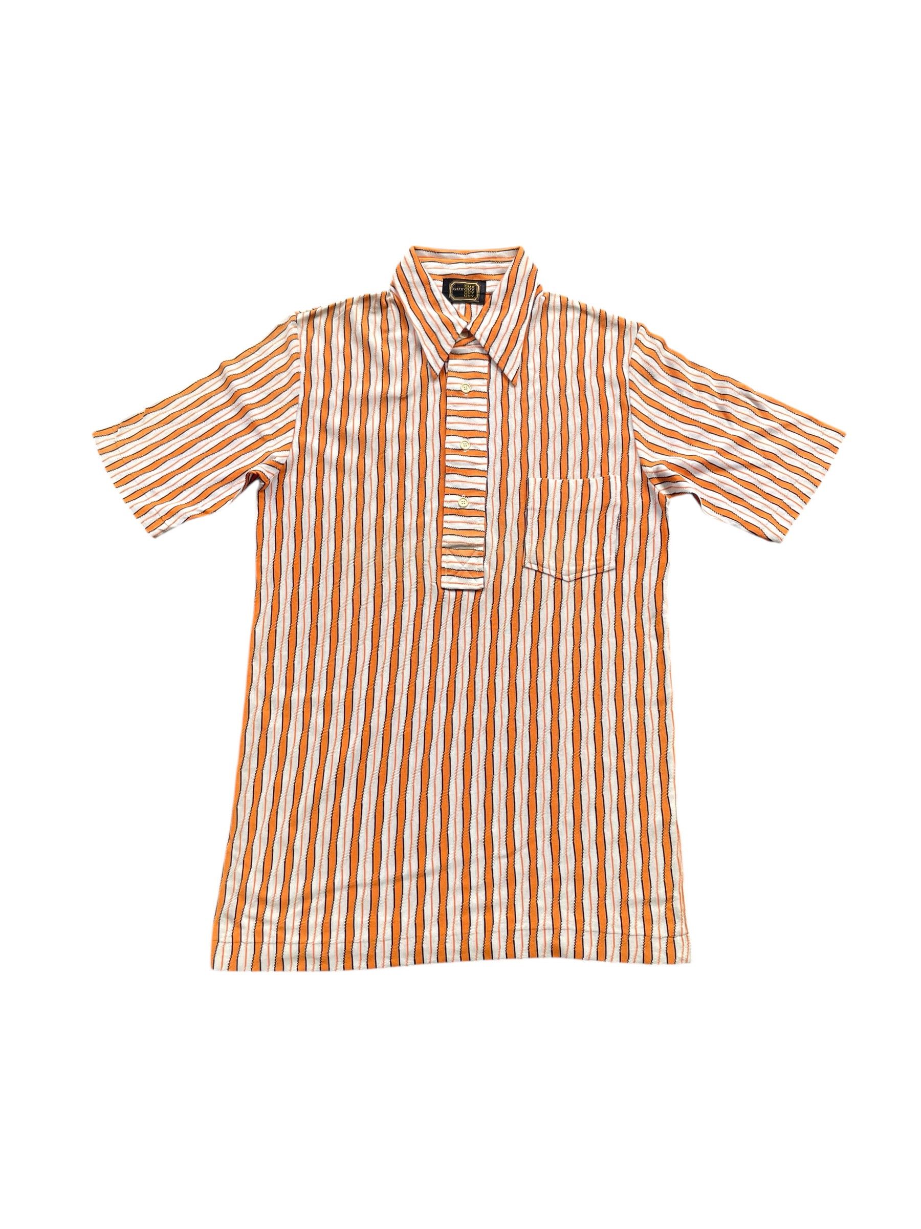 Japanese Brand Vintage Guy 60's Style Design Polo Tshirt Size US S / EU 44-46 / 1 - 1 Thumbnail