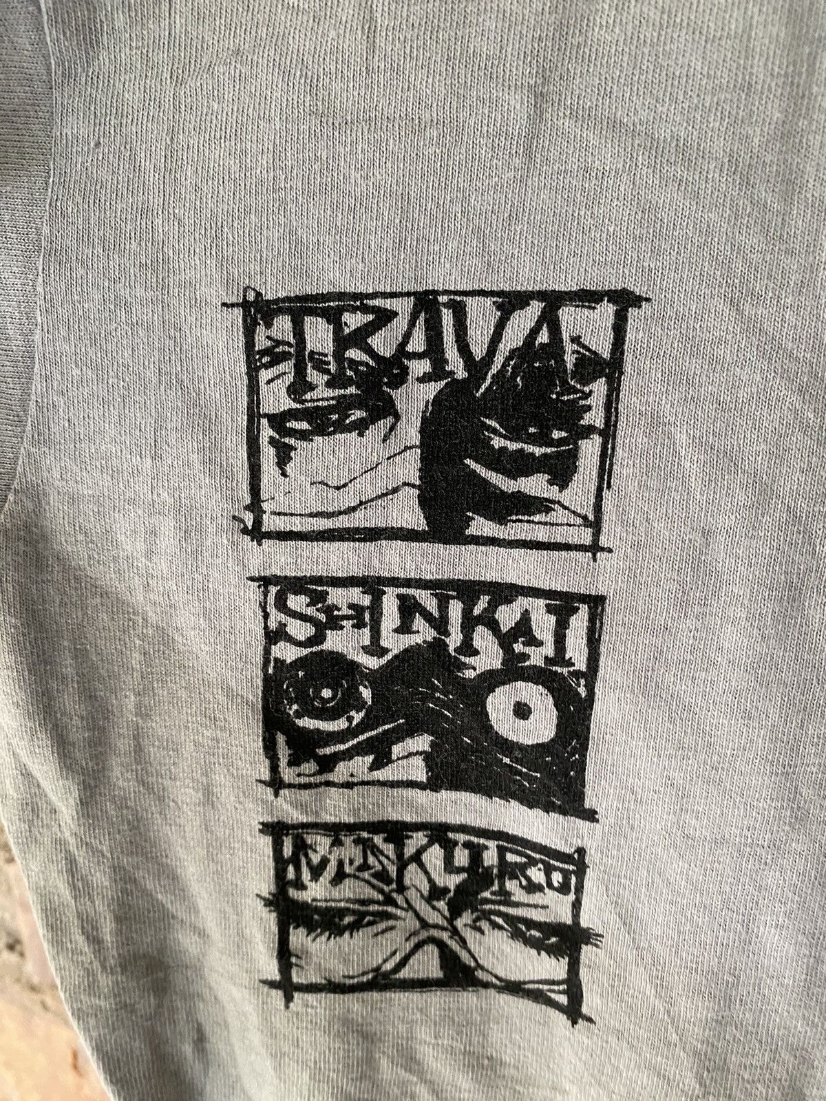 Anime 🔥RARE🔥2002 Trava the fist planet cyberpunk anime Japan akira Size US L / EU 52-54 / 3 - 9 Thumbnail
