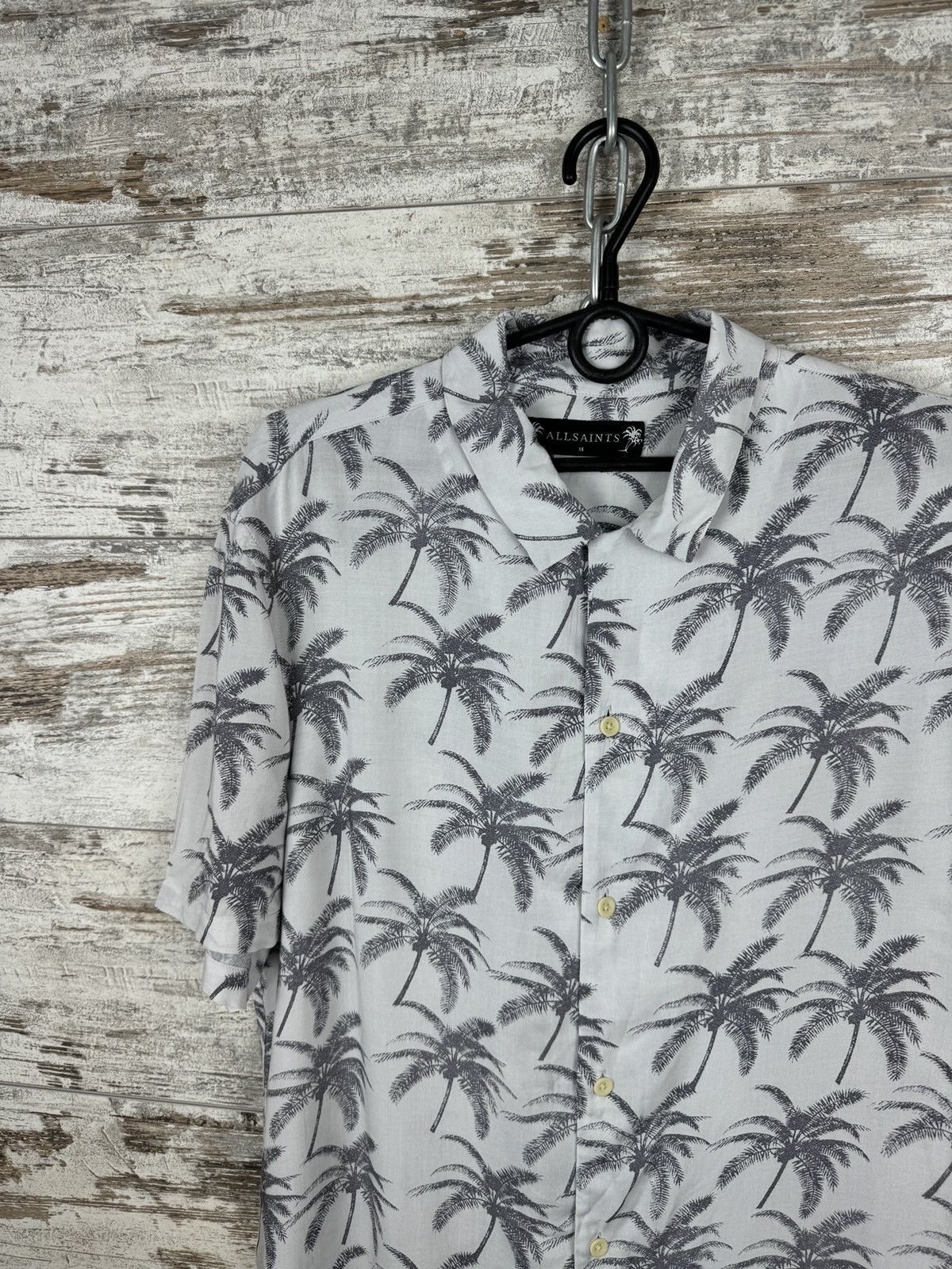 Allsaints Mens AllSaints SANTACRUZ SS SHIRT button up Hawaiian crazy Size US M / EU 48-50 / 2 - 5 Thumbnail