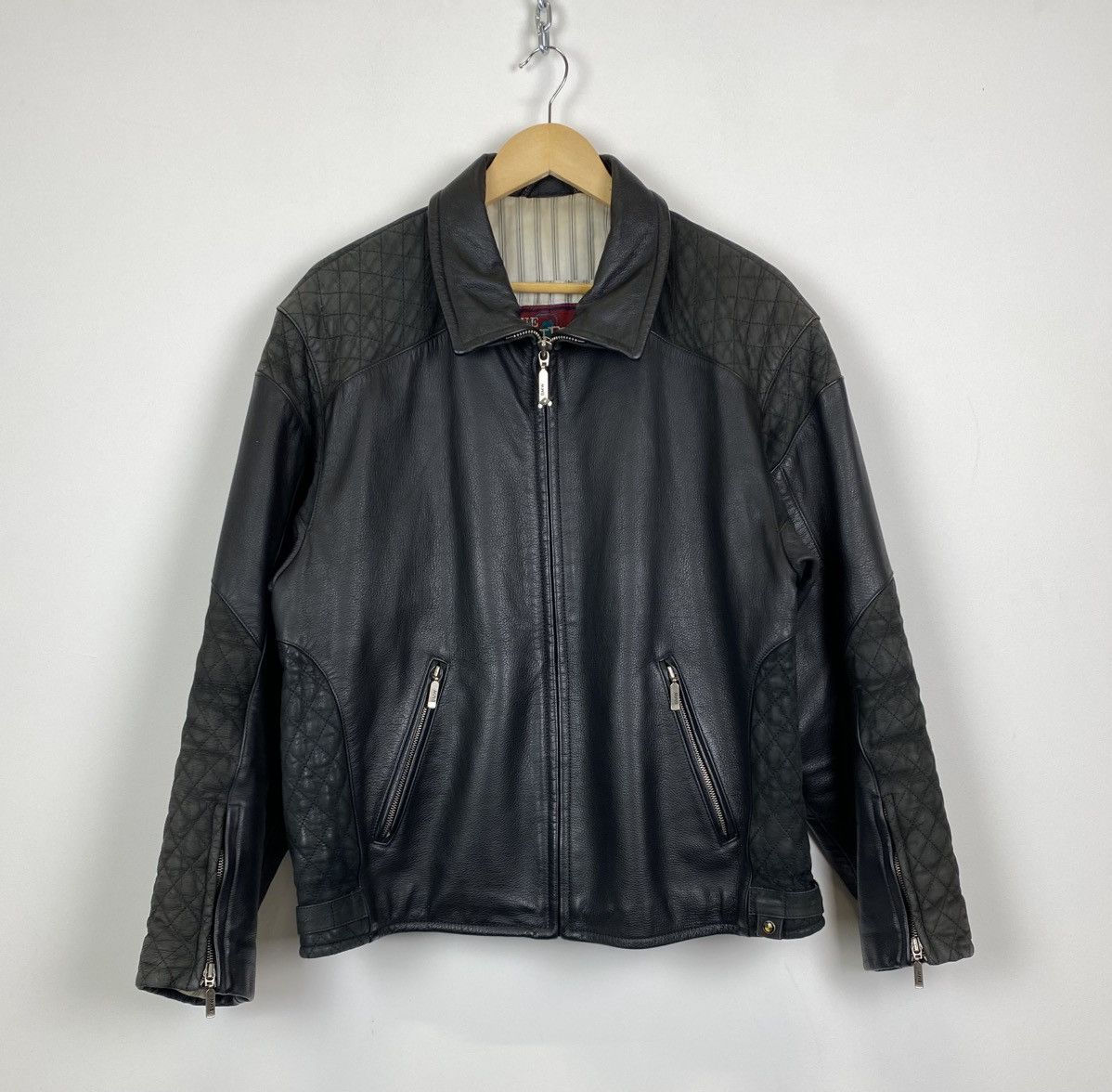 BMW Vintage The Spirit Of Touring BMW Leather Full Zip Jacket Size US M / EU 48-50 / 2 - 4 Thumbnail