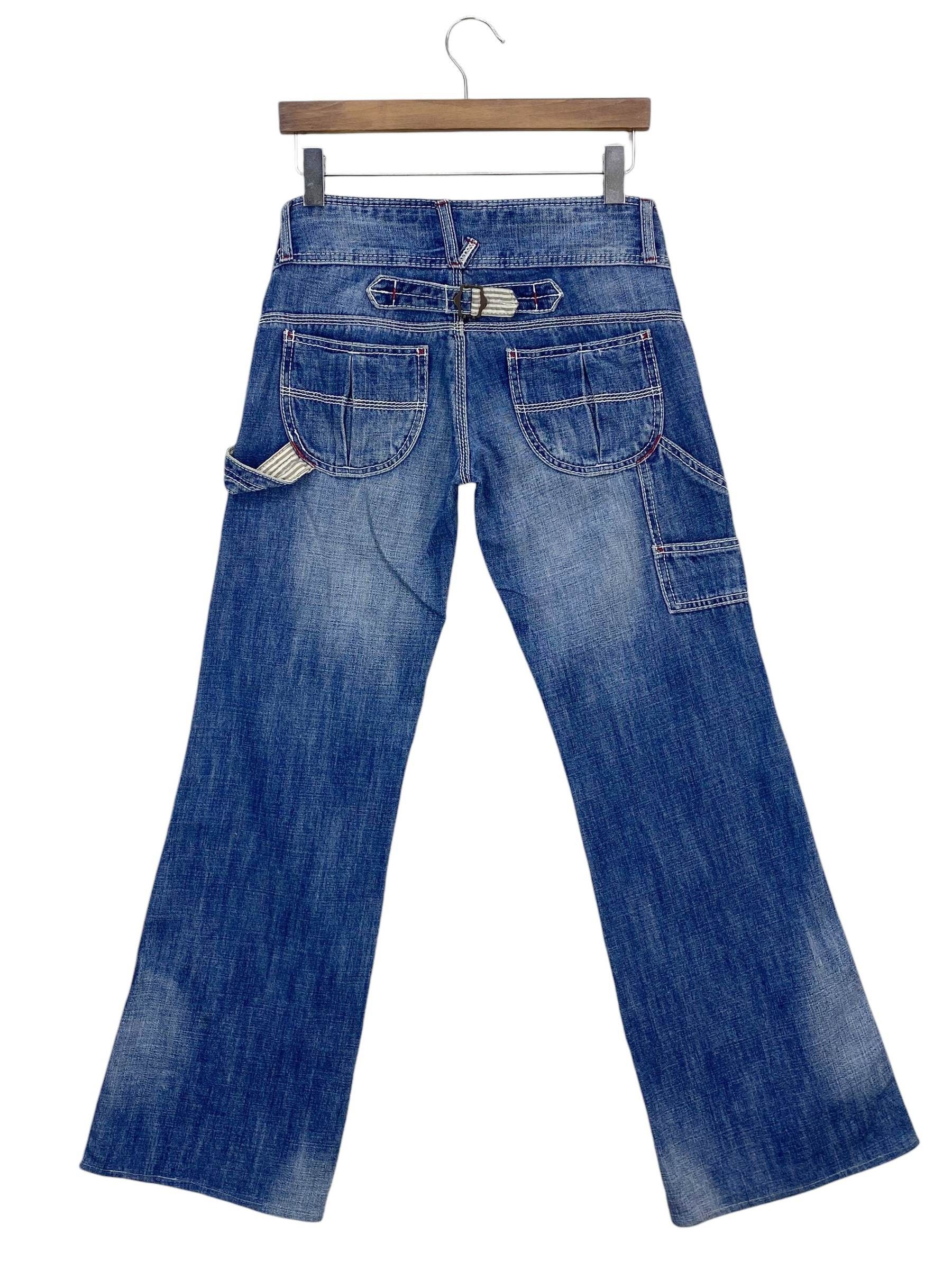 Japanese Brand Carpenter Pants Buckle Back Pants Size US 33 - 1 Thumbnail