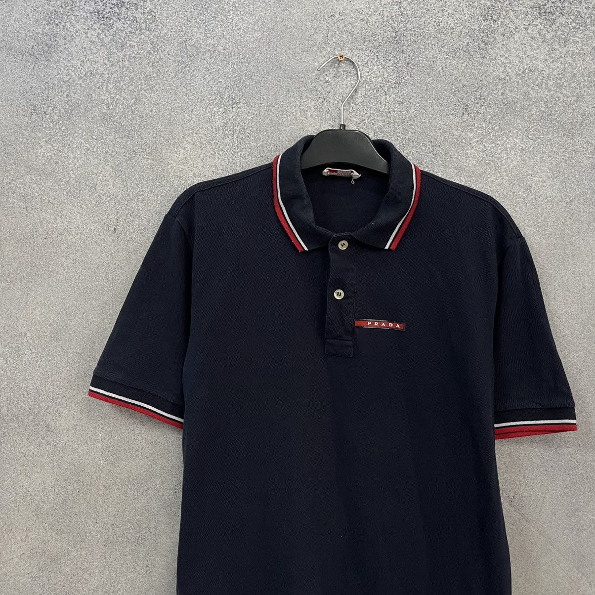 Prada Prada Polo T-Shirt Red Tab Size US M / EU 48-50 / 2 - 3 Thumbnail