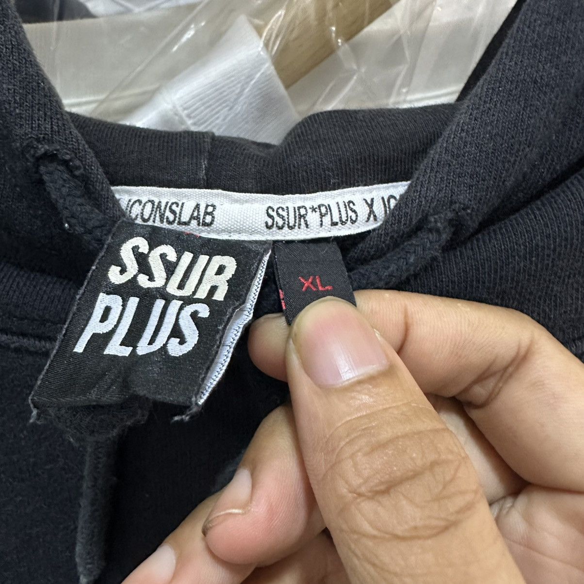 SSUR HEAVYWIGHT SSUR PLUS x ICONSLAB SMOKE GRAPHIC HOODIE Size US XL / EU 56 / 4 - 6 Thumbnail