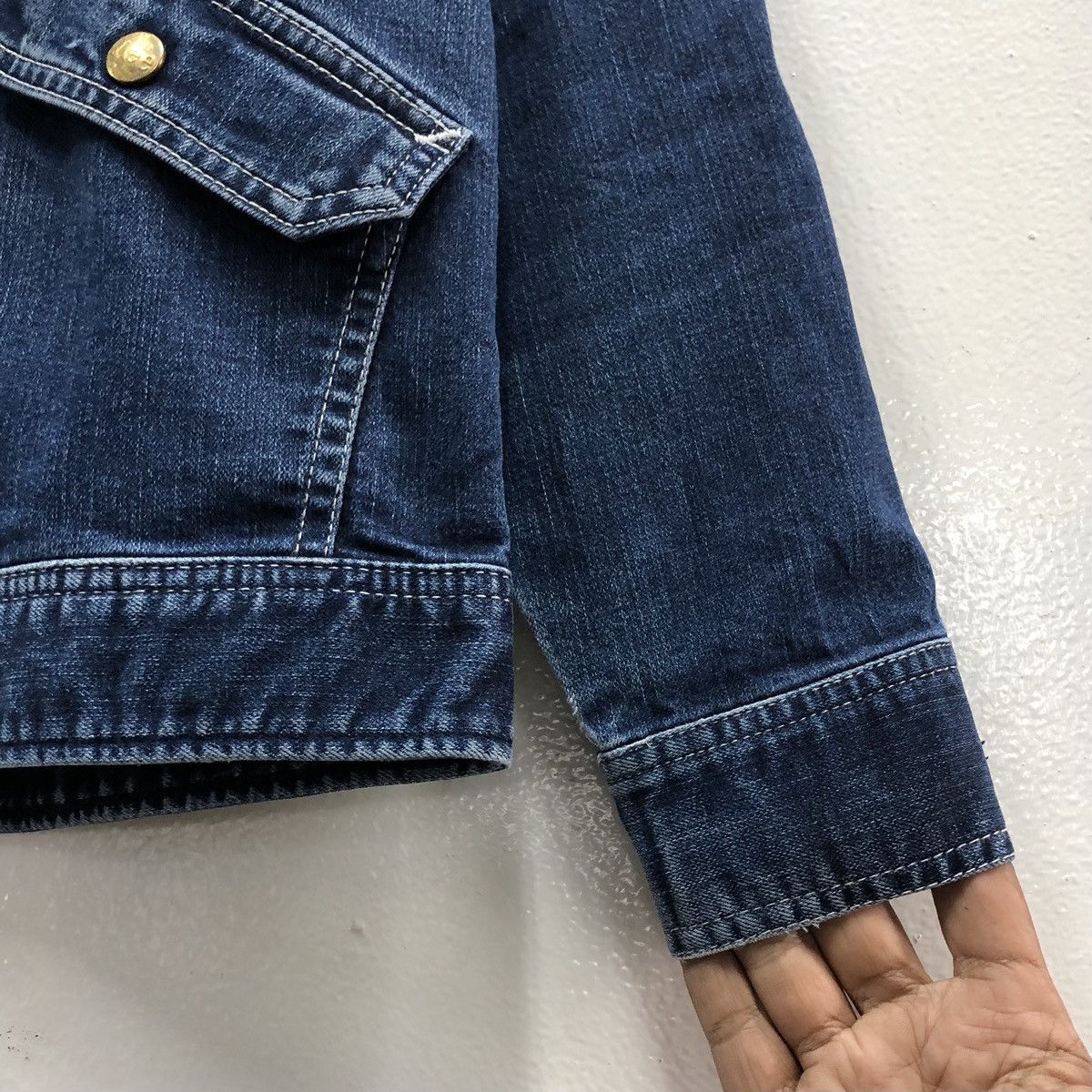 Lee Vintage 90s Lee Denim Workwear Union Made Jeans Women Jacket Size M / US 6-8 / IT 42-44 - 11 Thumbnail