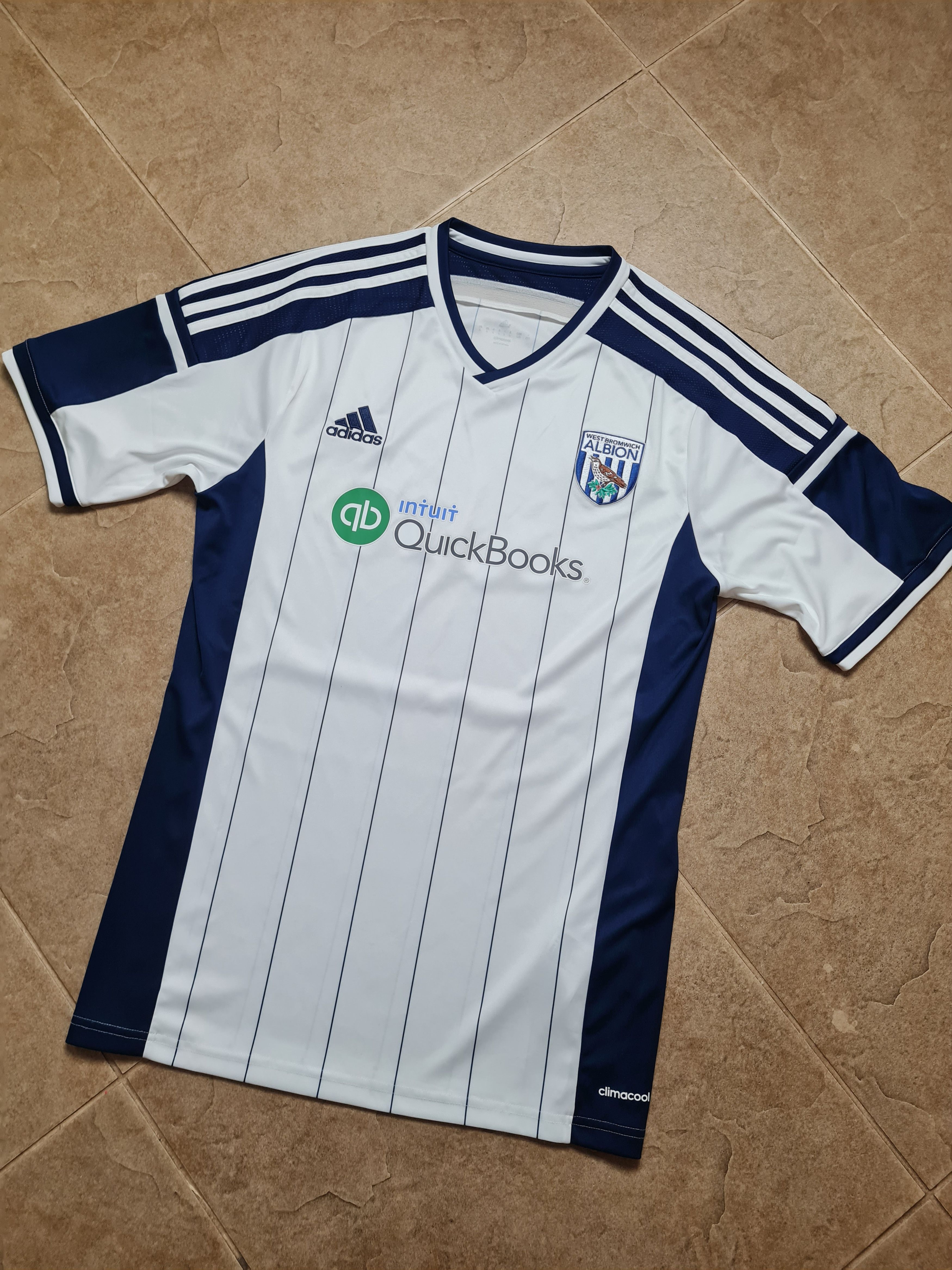 Adidas Jersey Adidas West Bromwich Albion WBA 2014-15 Soccer Shirt Size US L / EU 52-54 / 3 - 8 Thumbnail