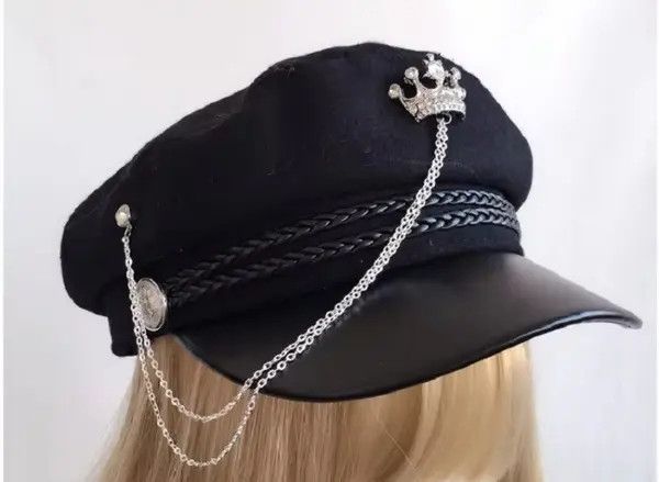 Japanese Brand Mitsuoka x Reiko Gothic tassel hat Punk Size ONE SIZE - 4 Thumbnail