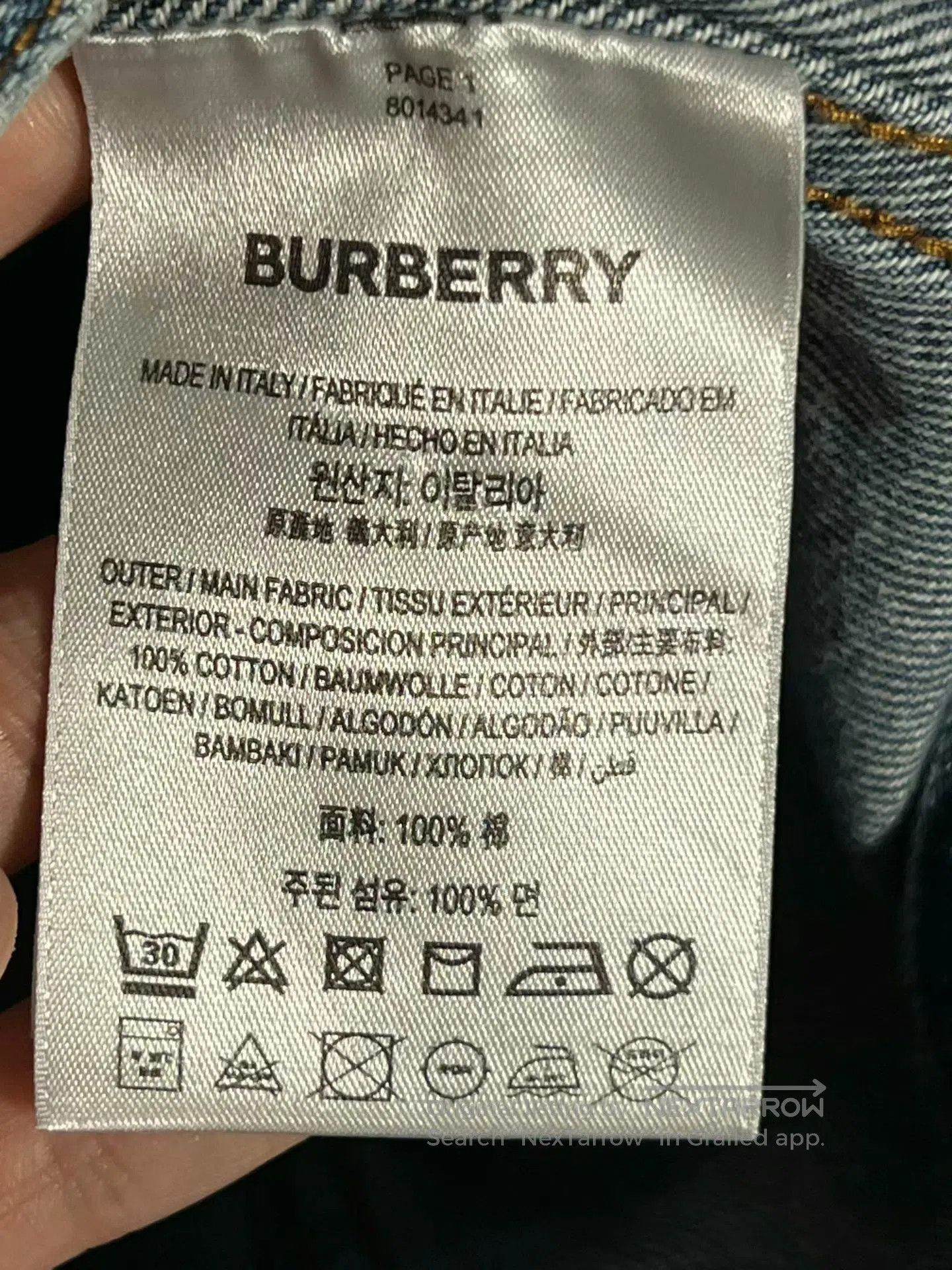 Burberry burberry blue denim logo jacket limited edition. Size US L / EU 52-54 / 3 - 4 Thumbnail