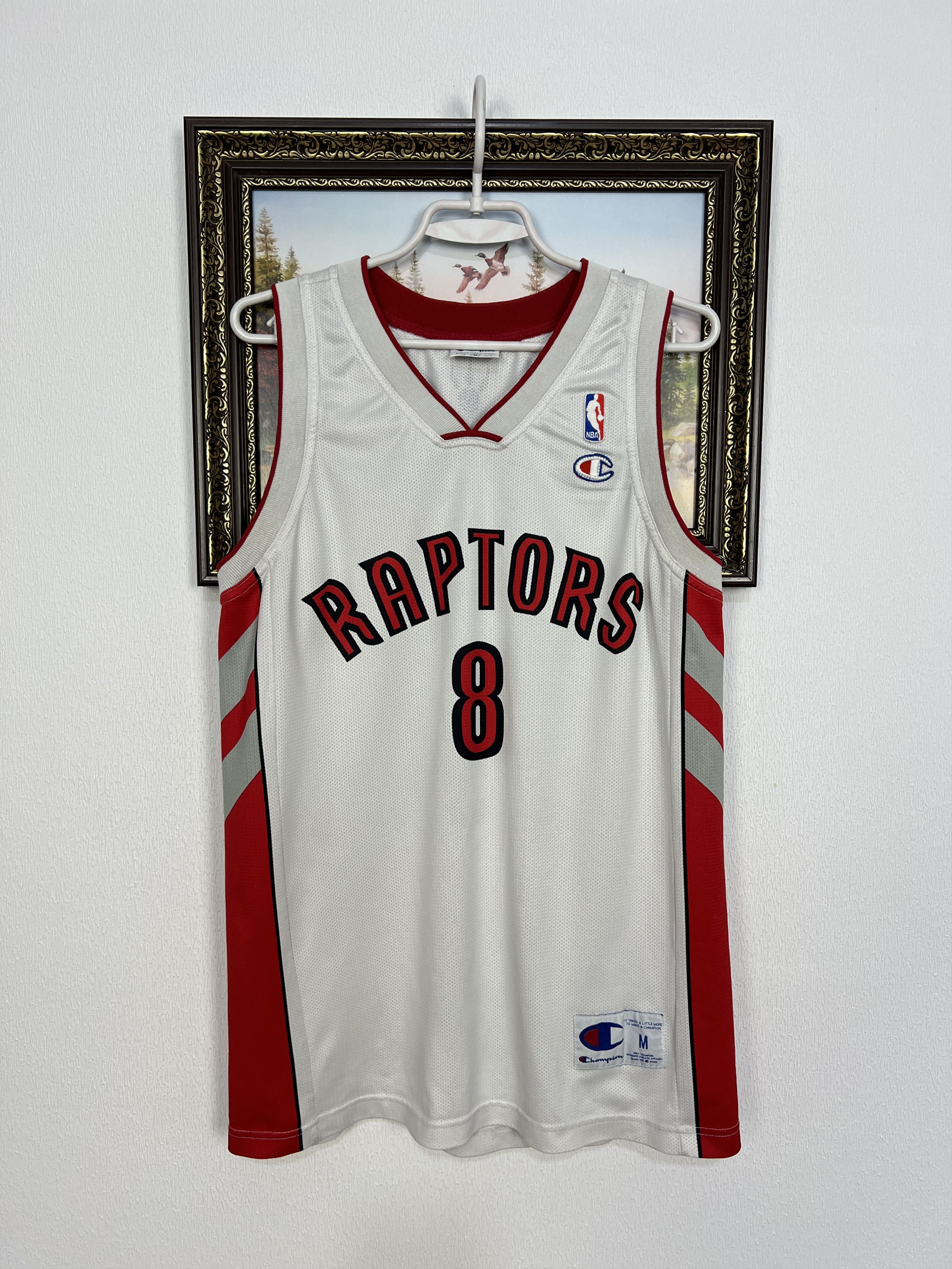 Vintage 90's Champion Toronto Raptors Calderon NBA Jersey