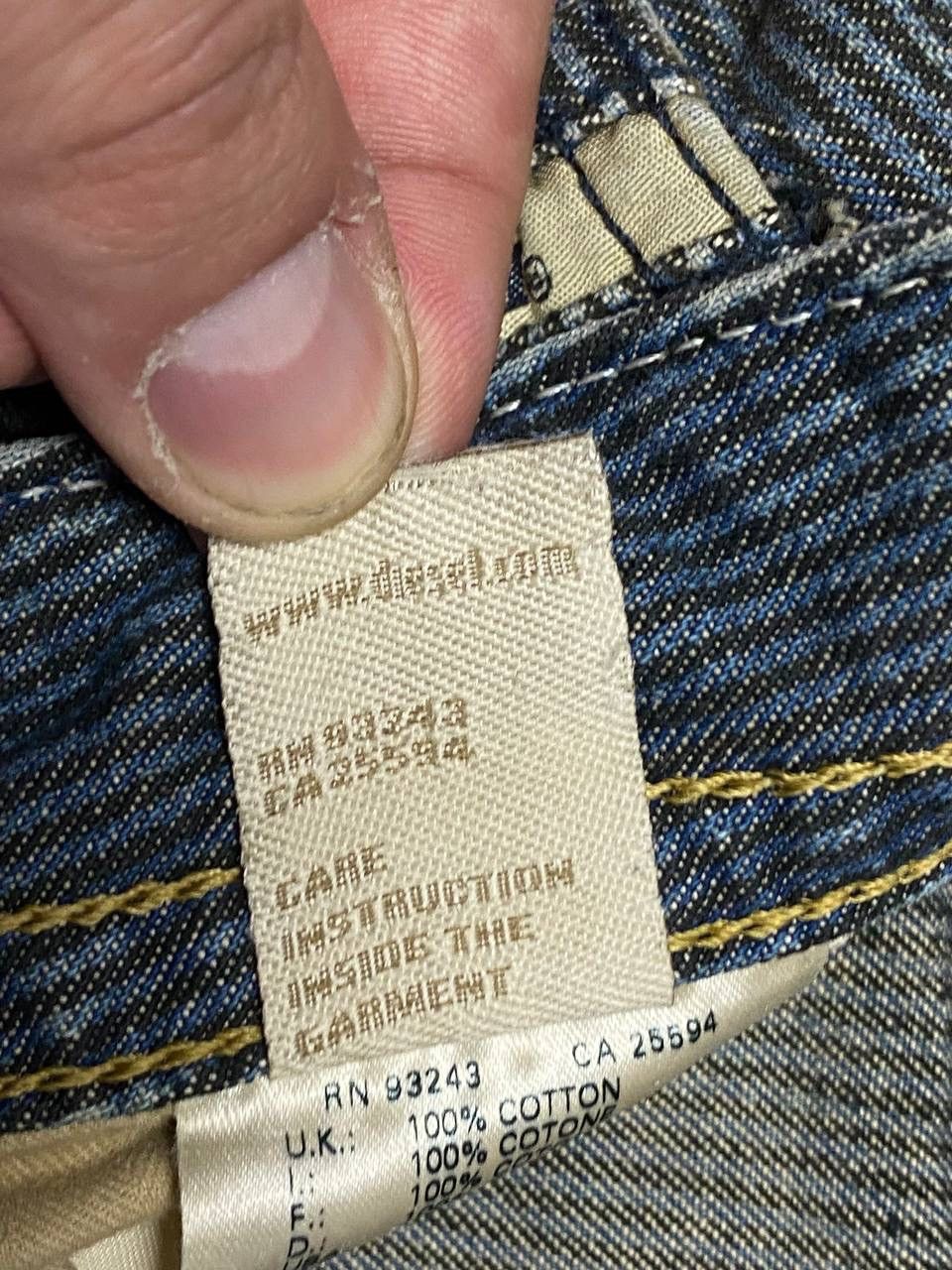 Diesel × If Six Was Nine × Le Grande Bleu (L.G.B.) Vintage Diesel Thavar Junya Watanabe style Faded Pants Size US 36 / EU 52 - 9 Thumbnail