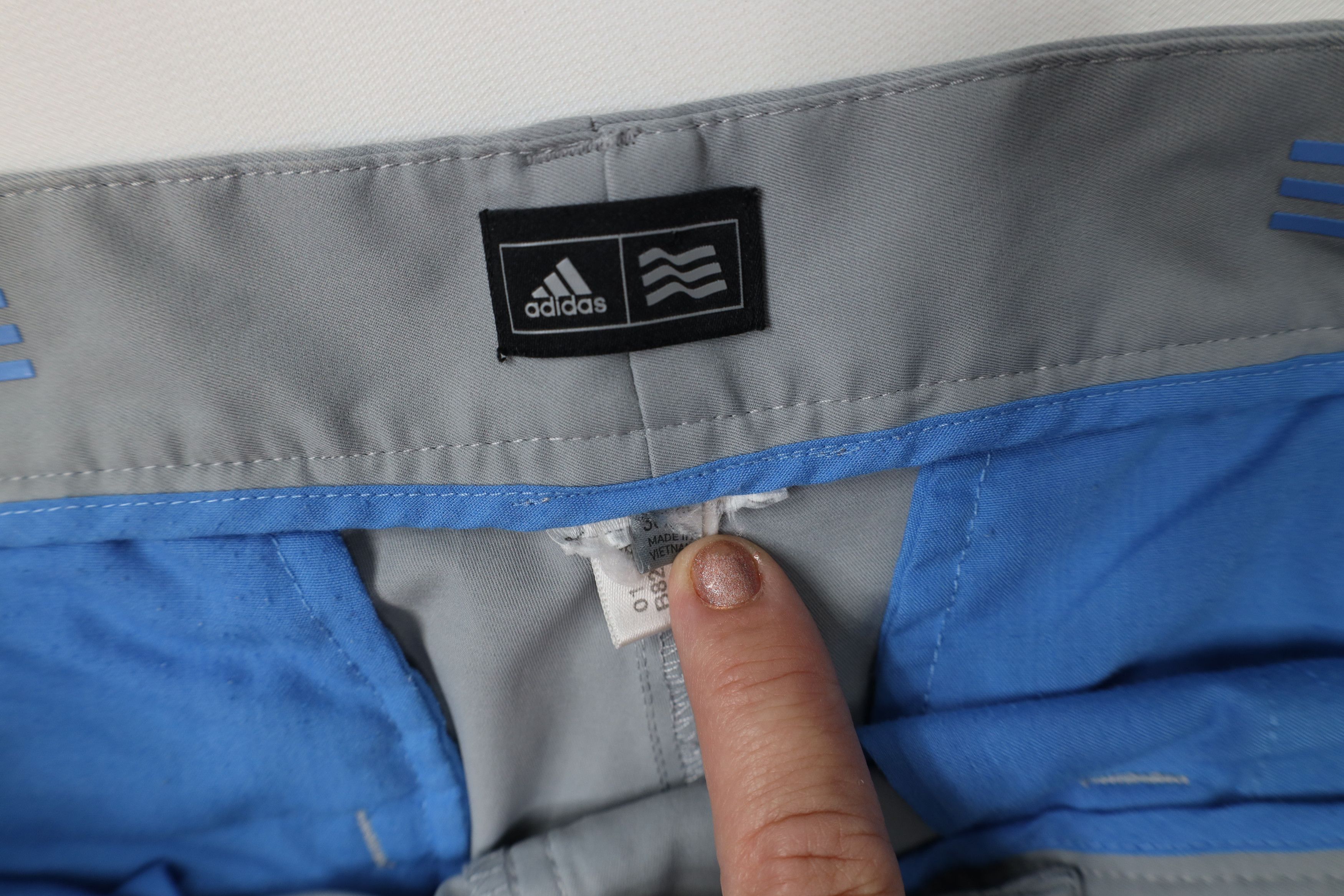 Adidas Adidas Golf Stretch Straight Leg Golfing Chino Pants Gray Size US 30 / EU 46 - 9 Thumbnail